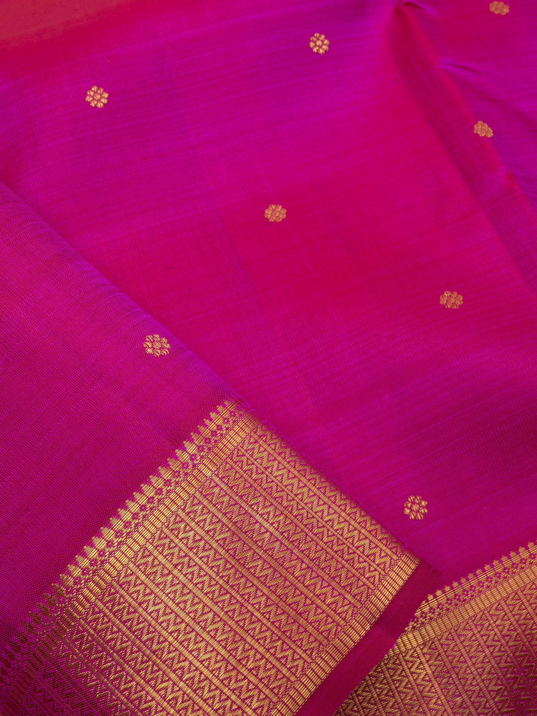 Pink geeti border/ Kanjivaram Silk Saree CLSA6103