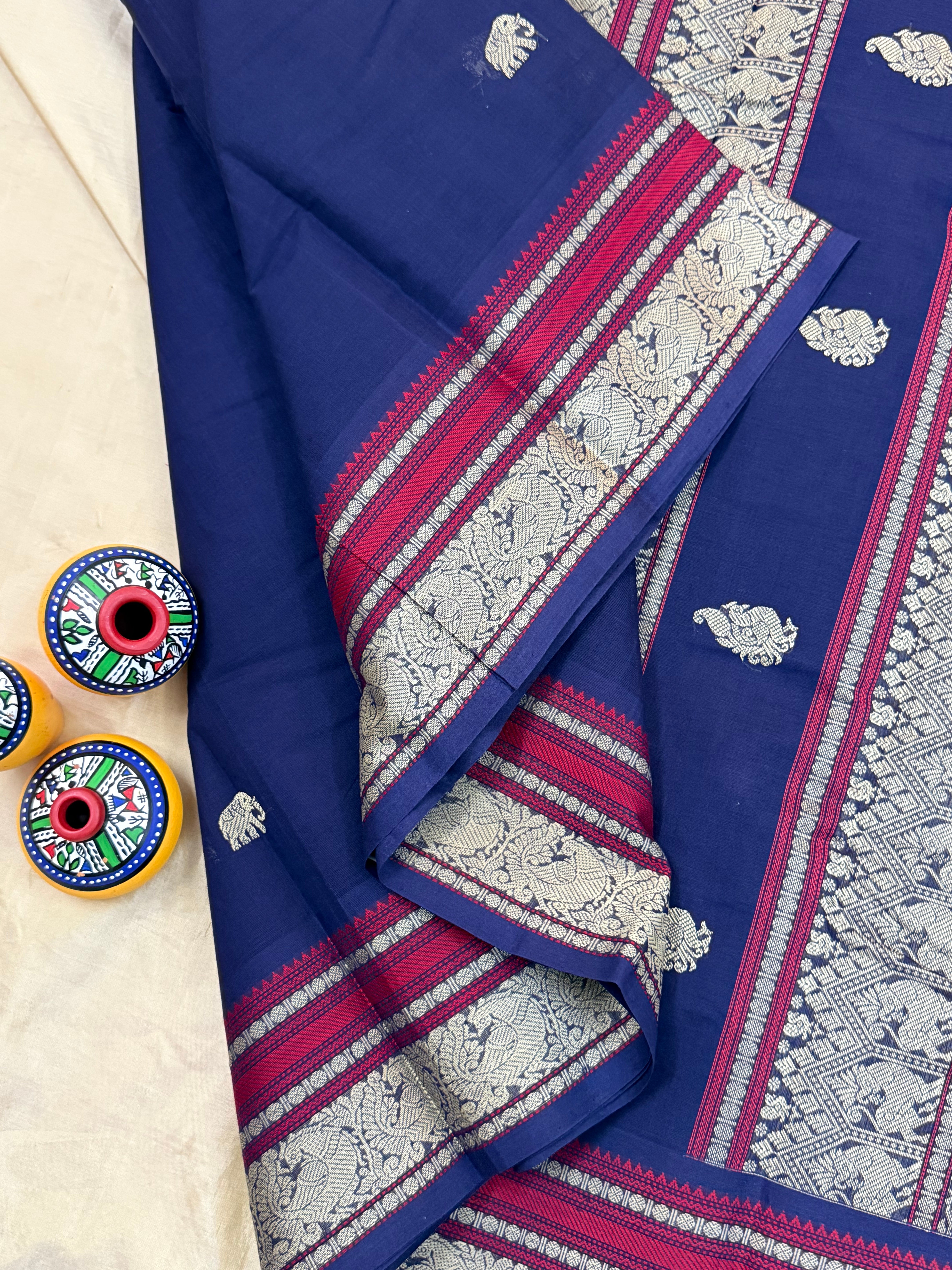 Navy Blue / Kanchi Cotton CL8550