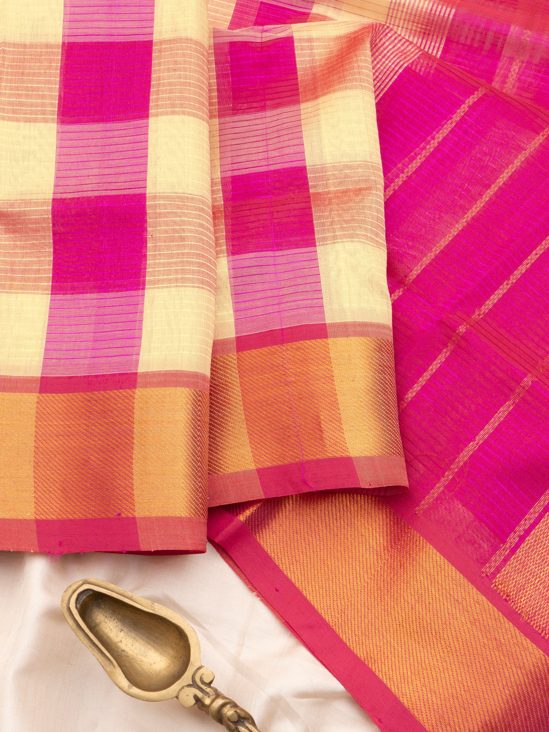 Paalum Pazhamum kattam Silk Cotton Saree CLSA10411