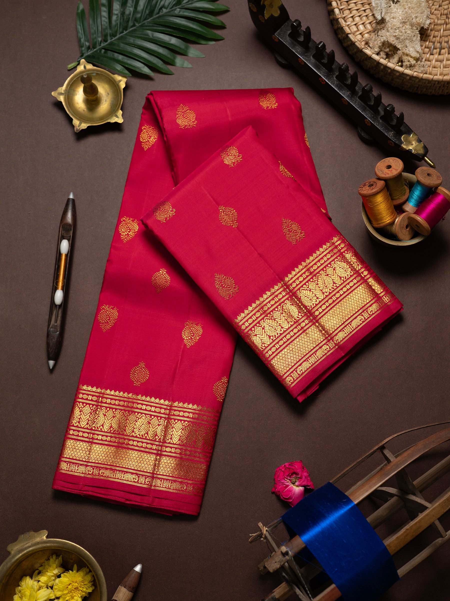 Pink vintage pet Kanjipuram Silk Saree CLSA11045