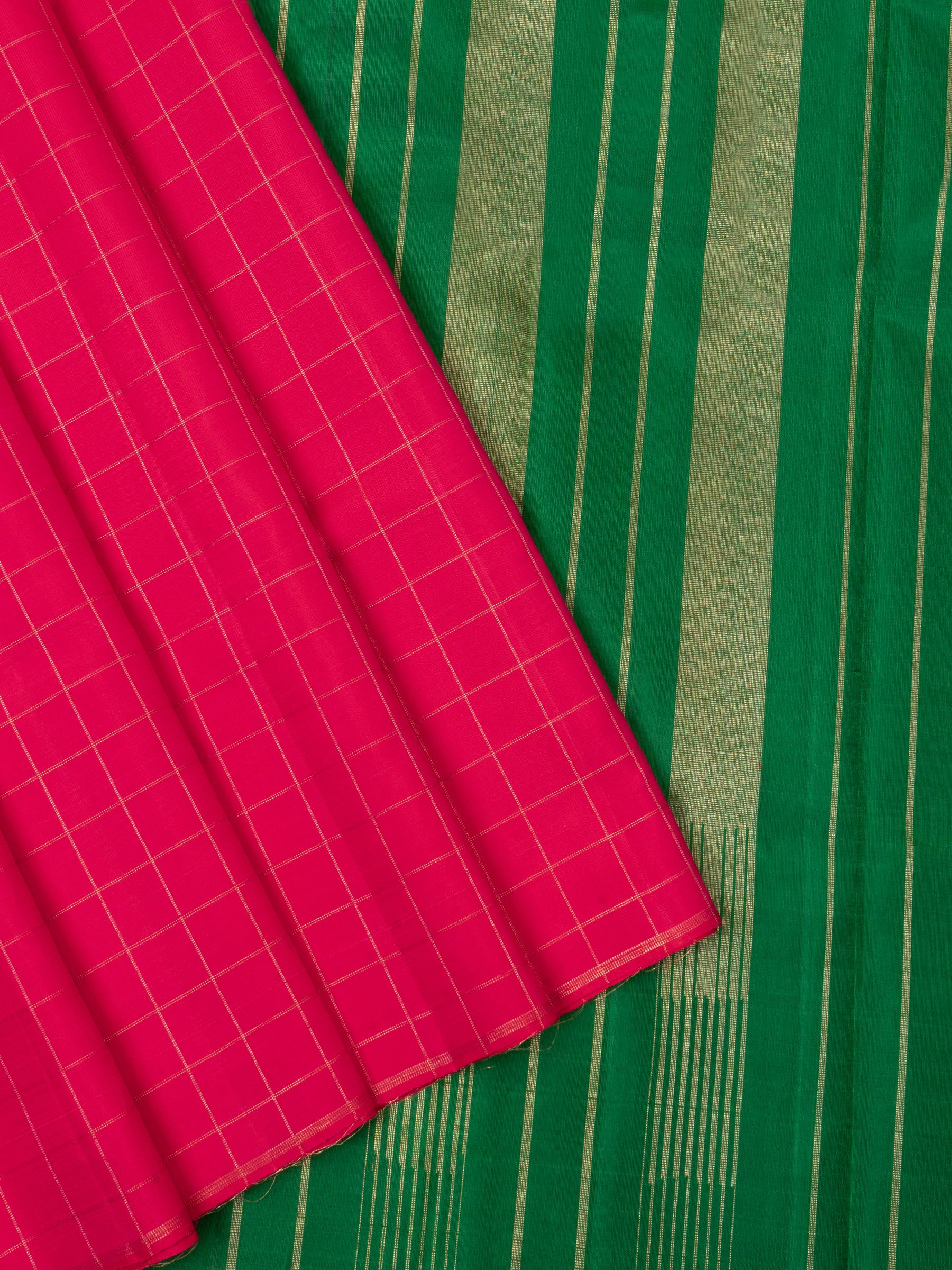 Borderless Kanjivaram Silk Saree – CLSA1623