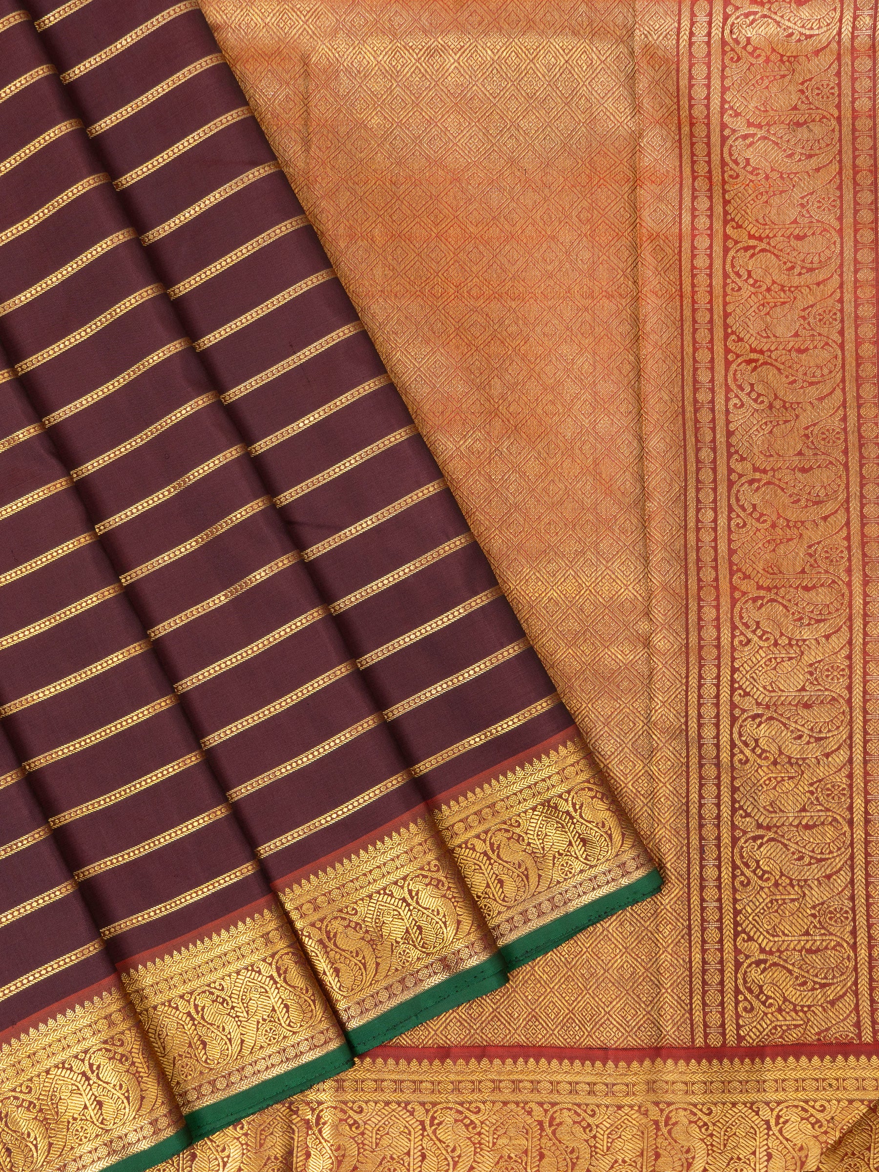 Paaku veldhari stripes/ Arani silk CLSA2516