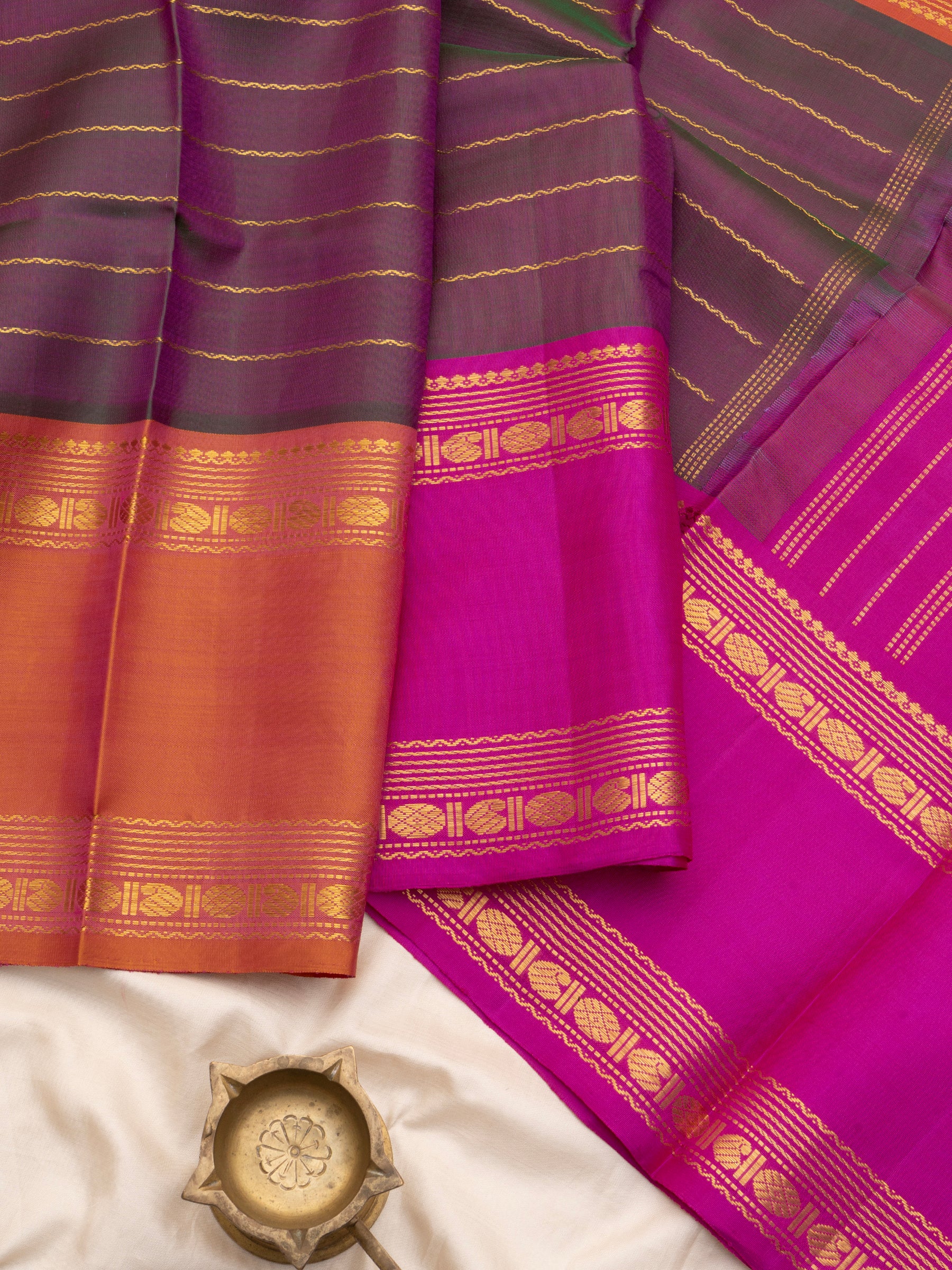 Veldhari Ganga Jamuna border/ Arani Silk Saree CLSA2539