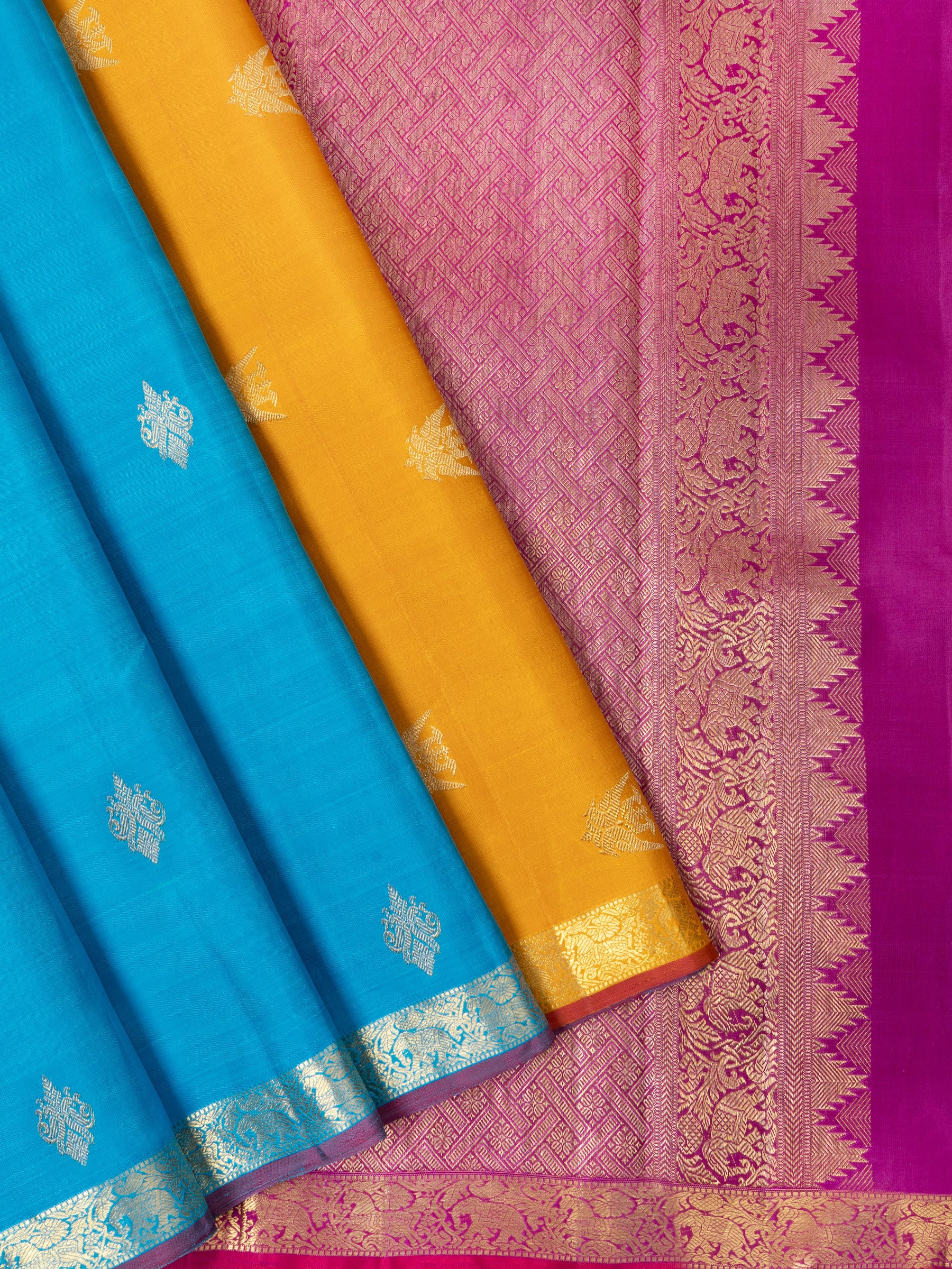 Concept long palla pattern / Arani silk CLSA2631