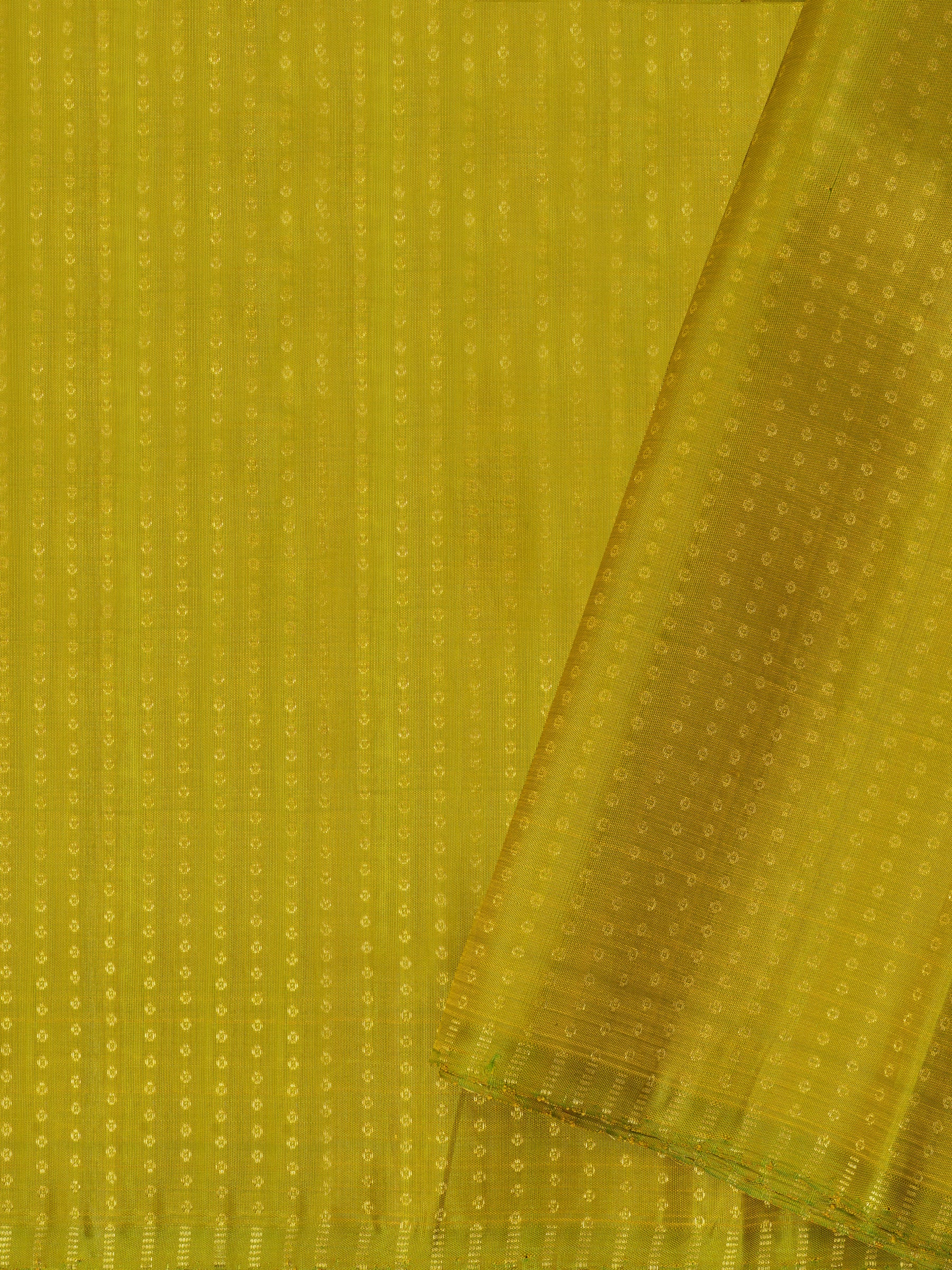 Olive green butta / Blouse fabric per metre