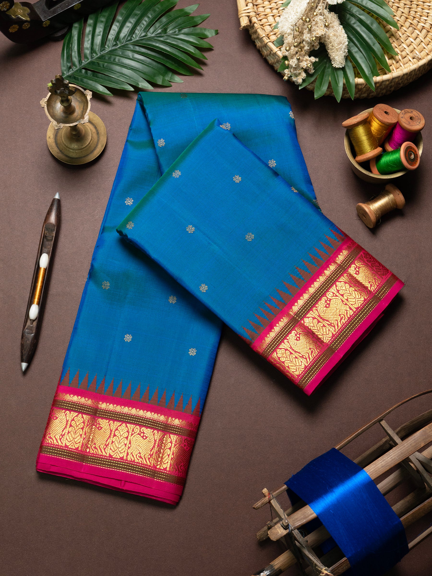 Mayilkazhuth Korvai Kanjipuram Saree CLSA9415