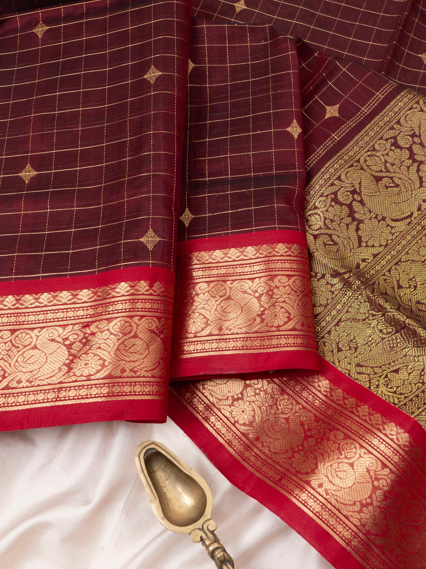Araku kattam star butta / Silk Cotton Saree CLSA9718