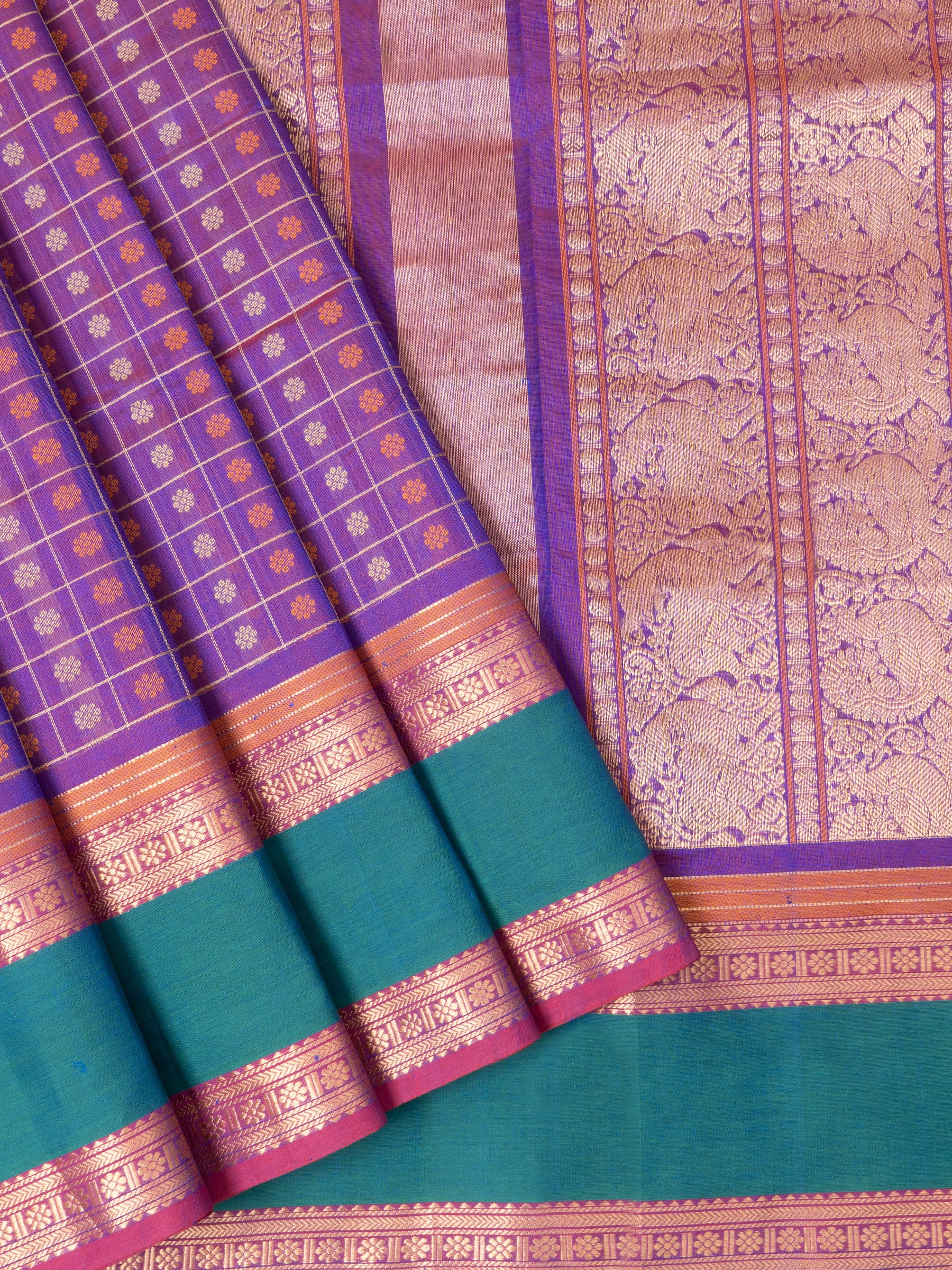 Purple 1000 Butta /Silk cotton