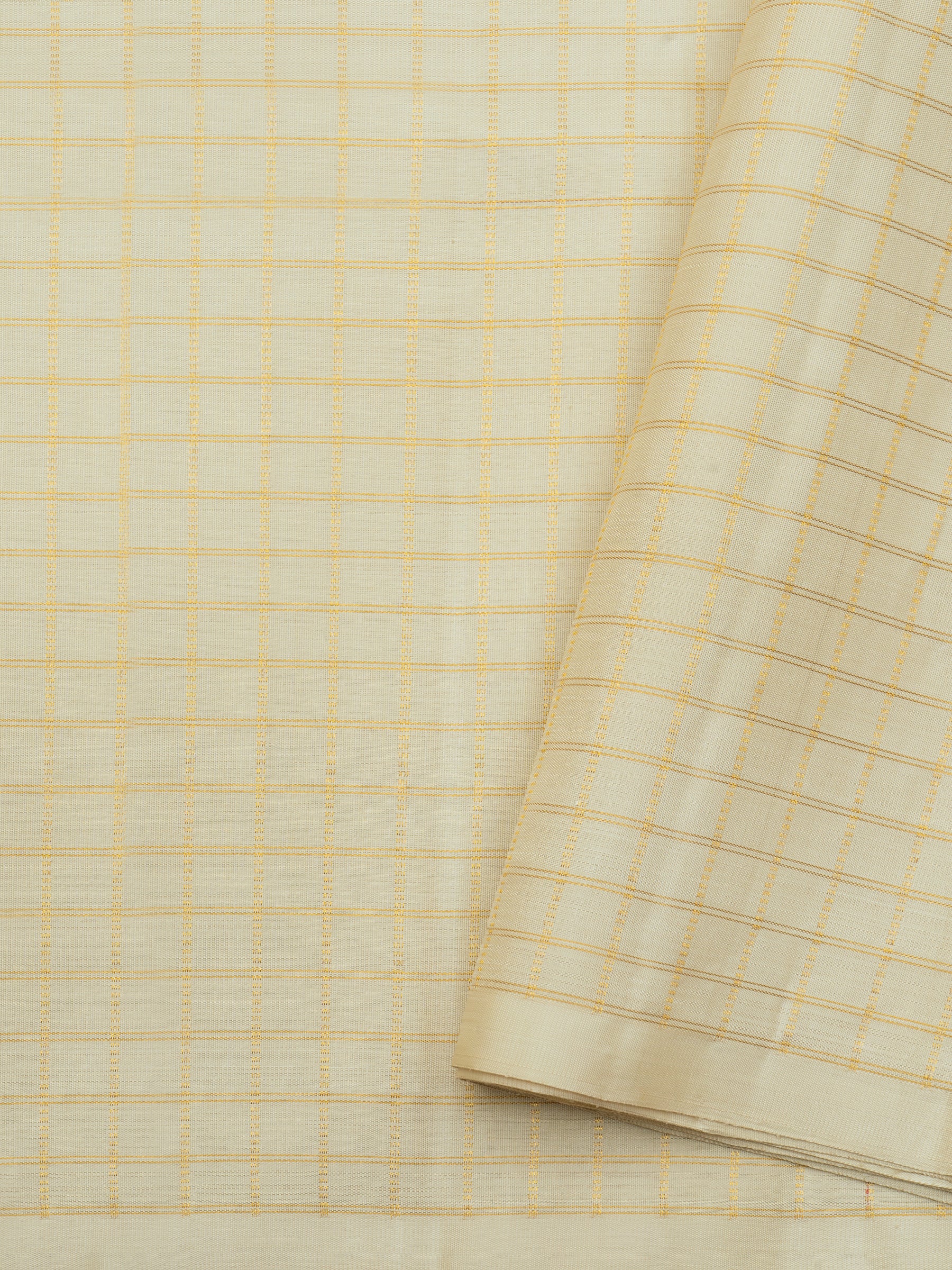 Off white checks / Blouse fabric