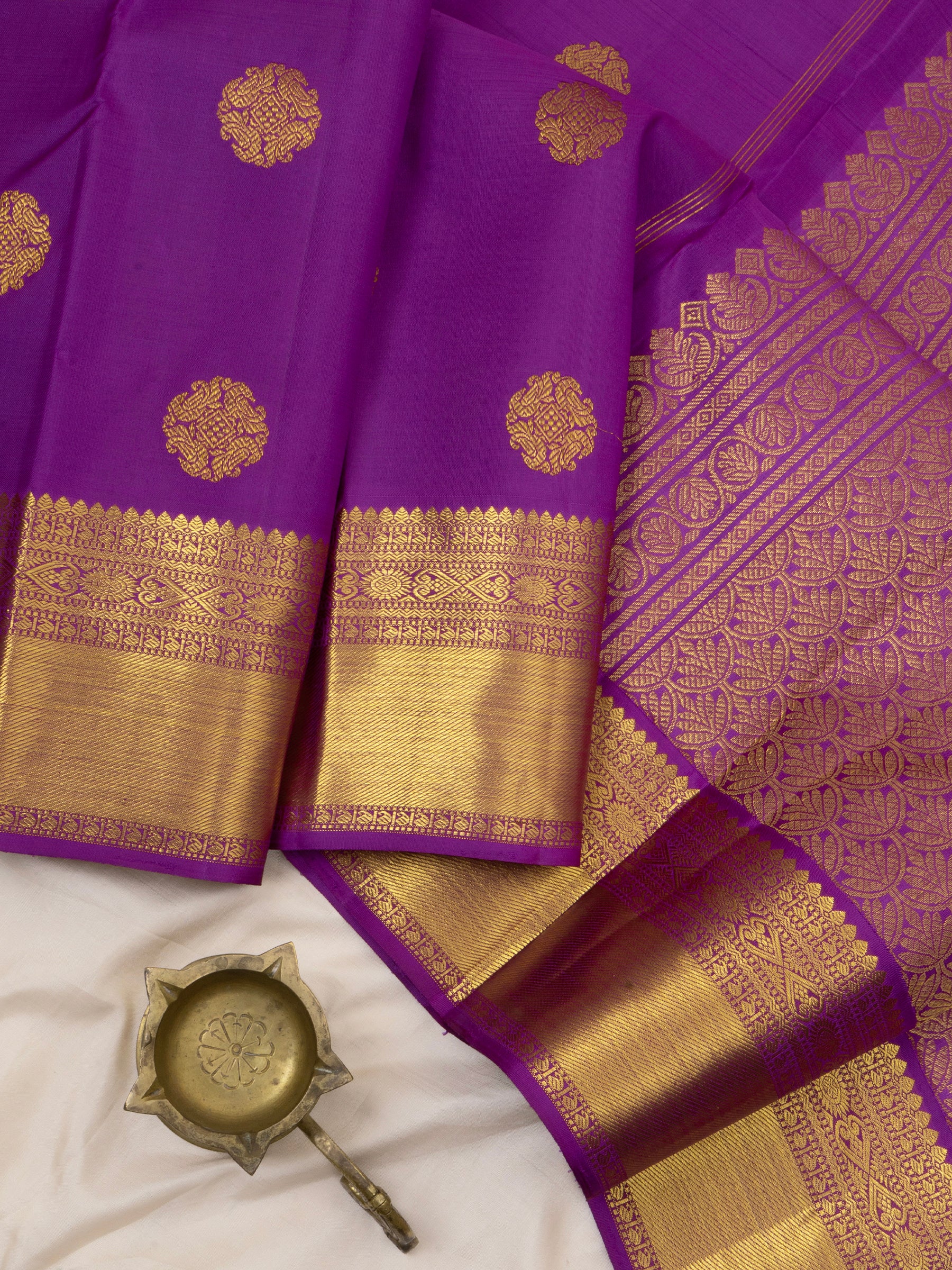 Purple Beñaras pet / Arani Silk Saree CLSA6702