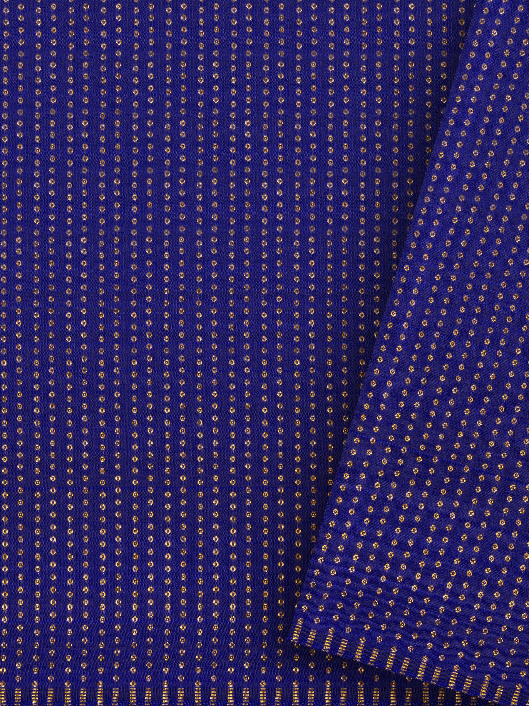 Blue zari butta / Blouse fabric