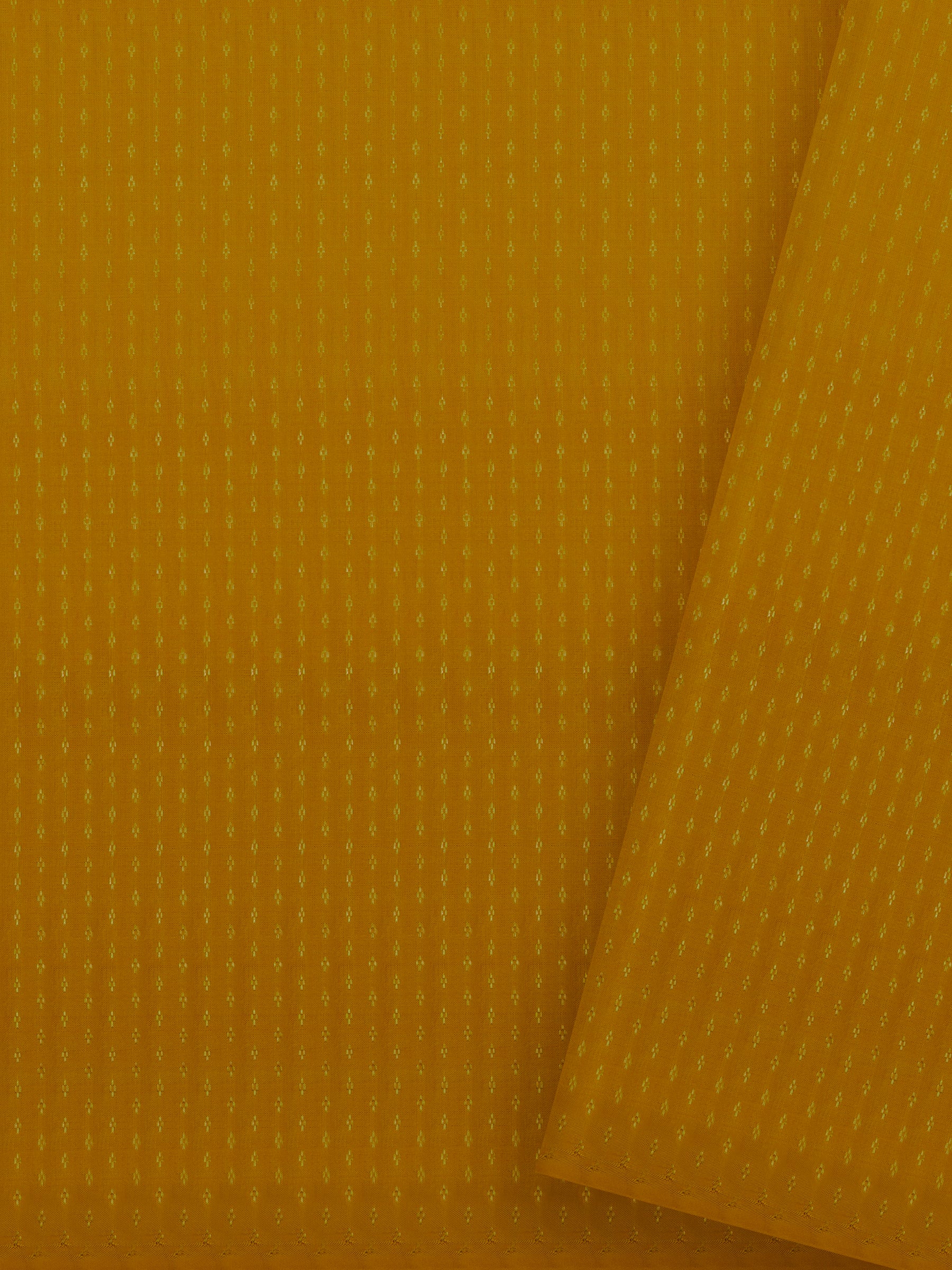 Mustard zari butta / Blouse fabric