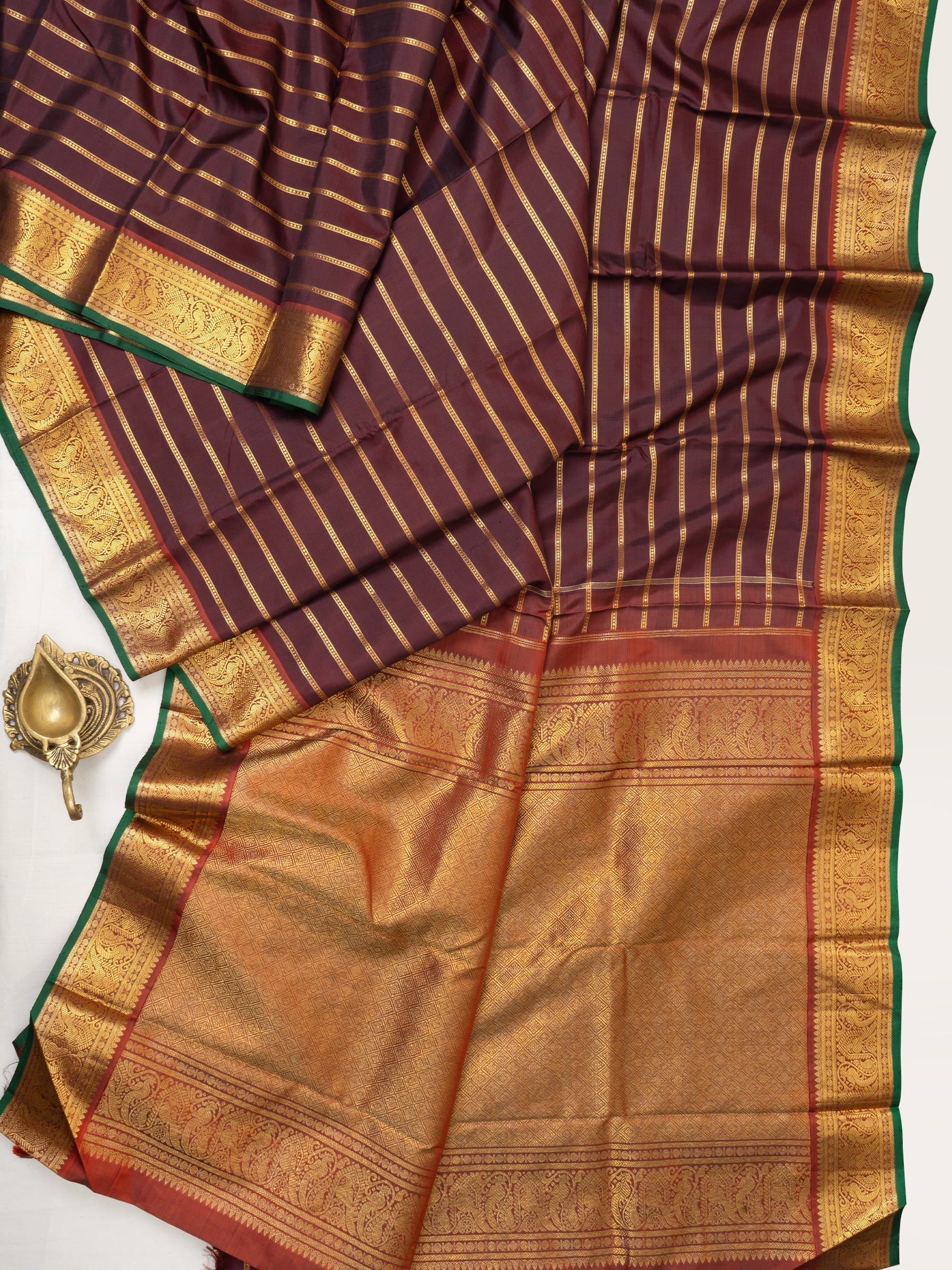 Paaku veldhari stripes/ Arani silk CLSA2516