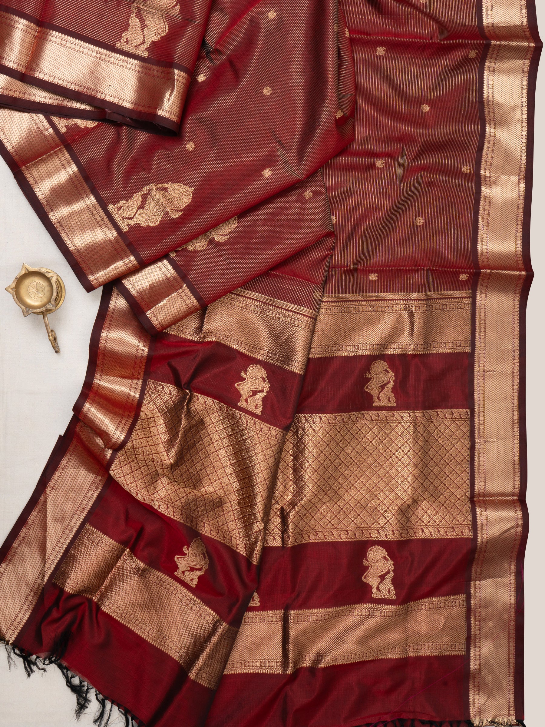 Araku yazhli bettu butta - Premium Silk Cotton CHSA3442