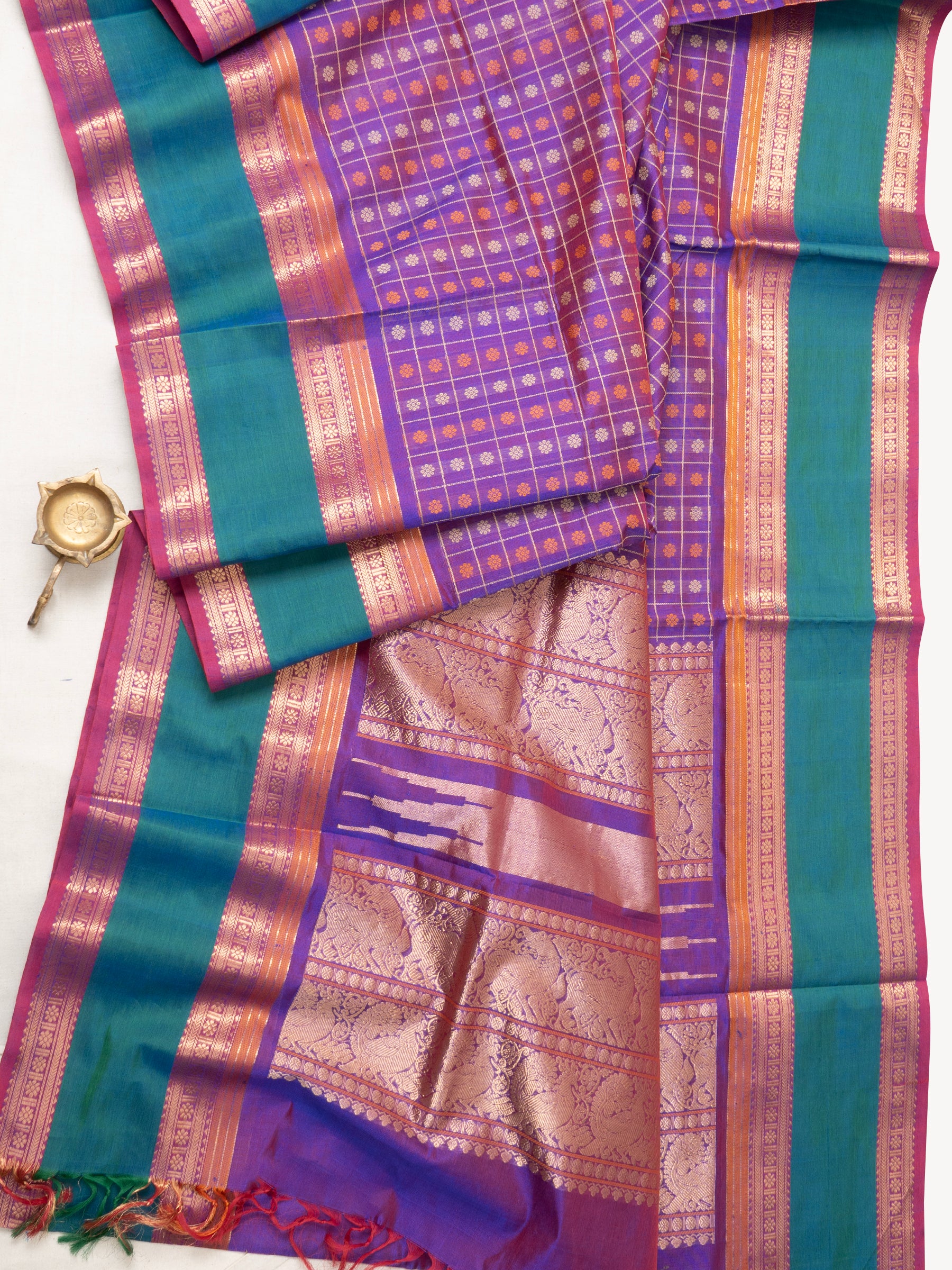 Purple 1000 Butta /Silk cotton