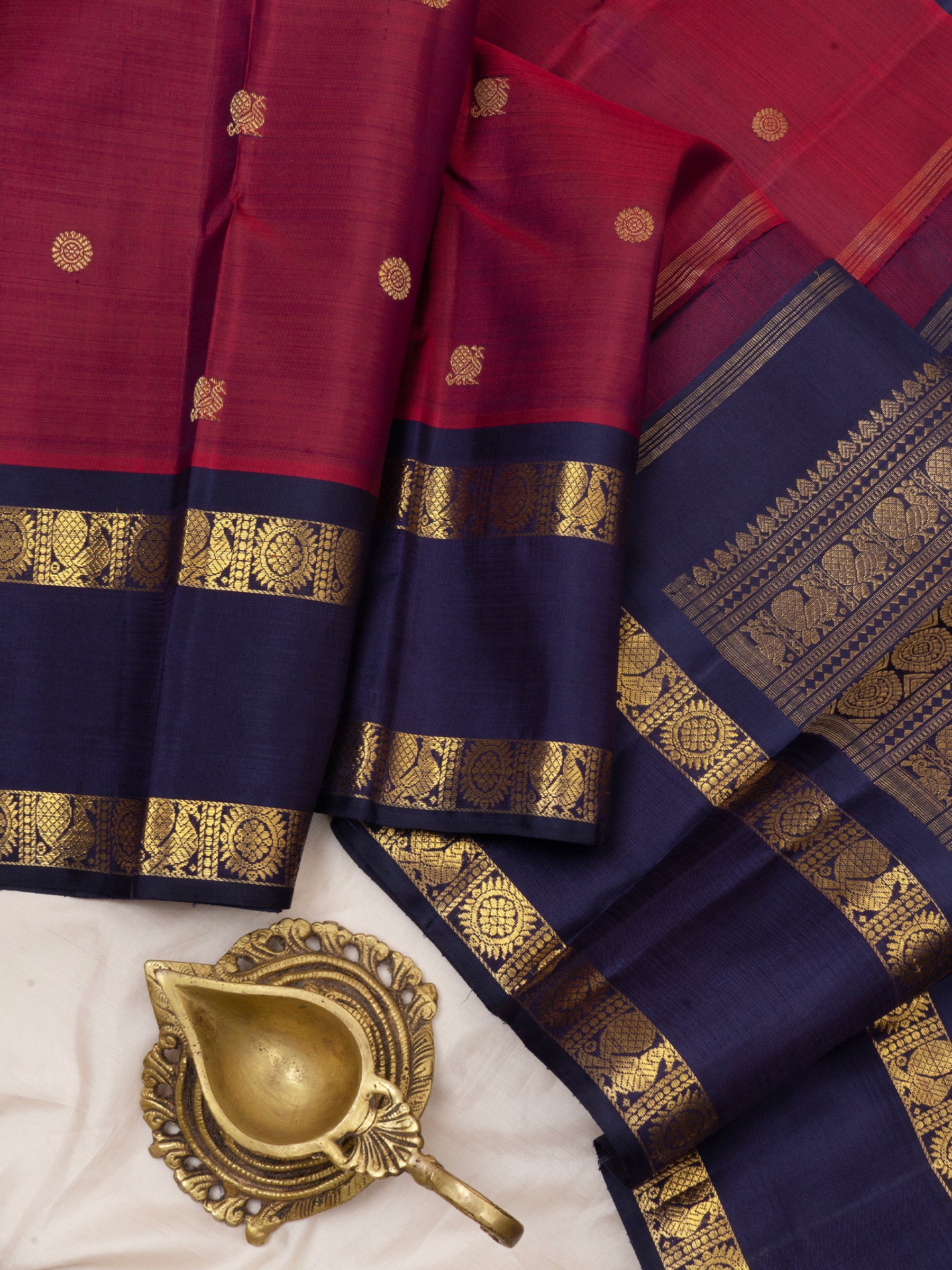 Deep Araku retta pet / Kanjipuram Saree CLSA6326