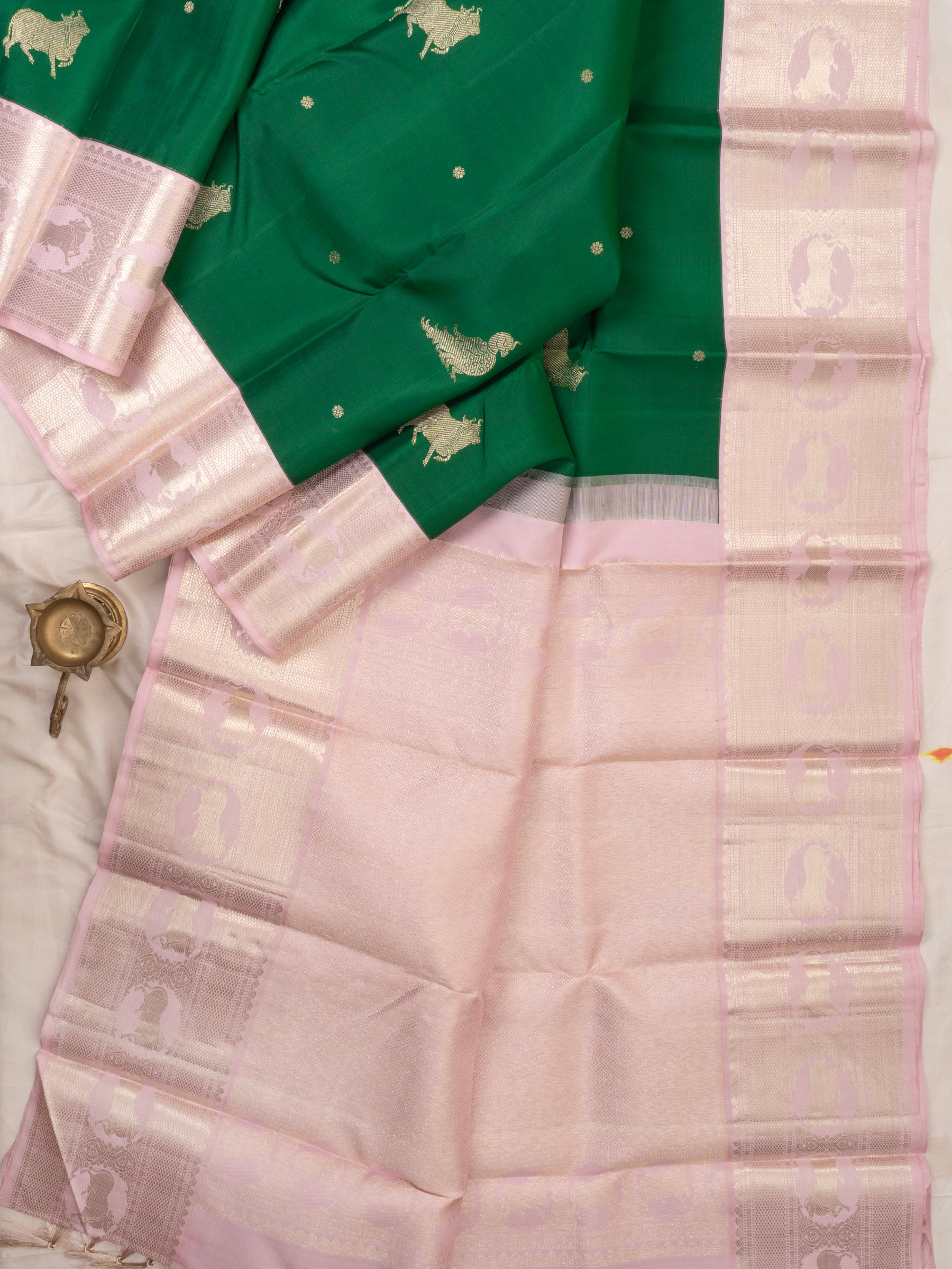 Green / Arani Silk Saree CLSA6865