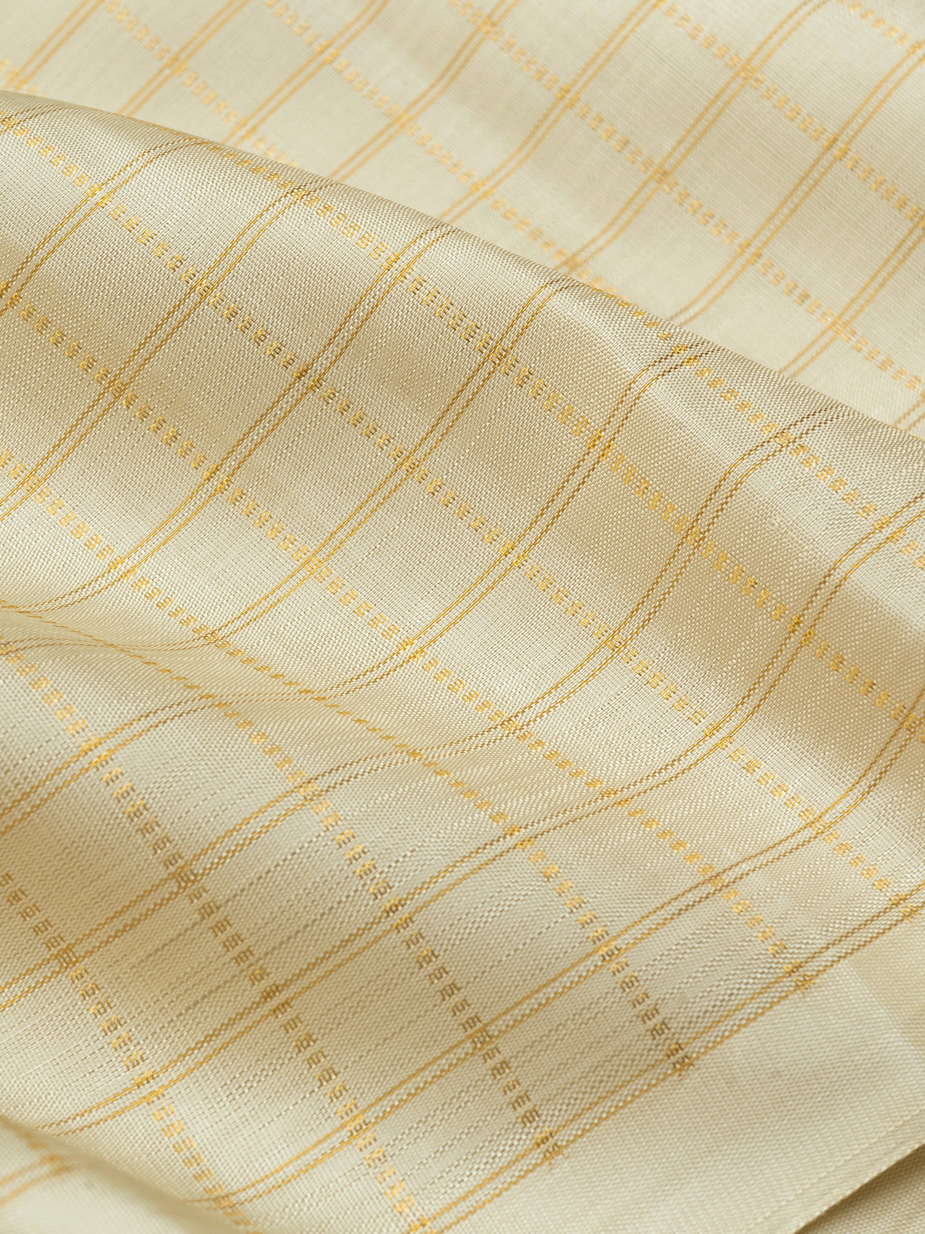 Off white checks / Blouse fabric