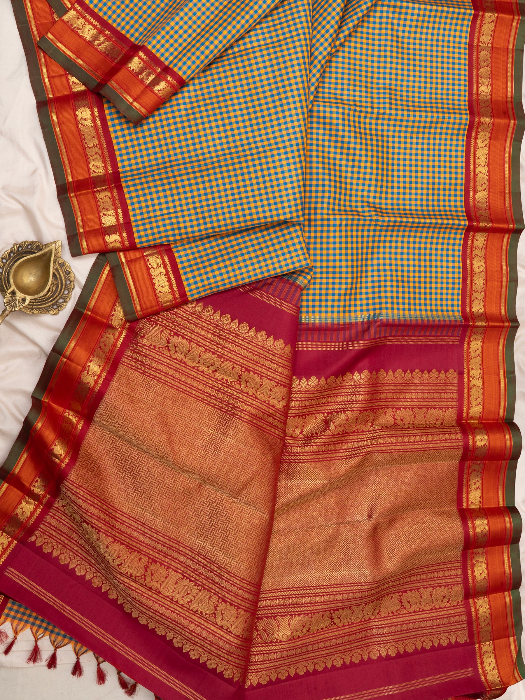 Saraswathi revival saree : Kanjipuram silk Saree CLSA6982