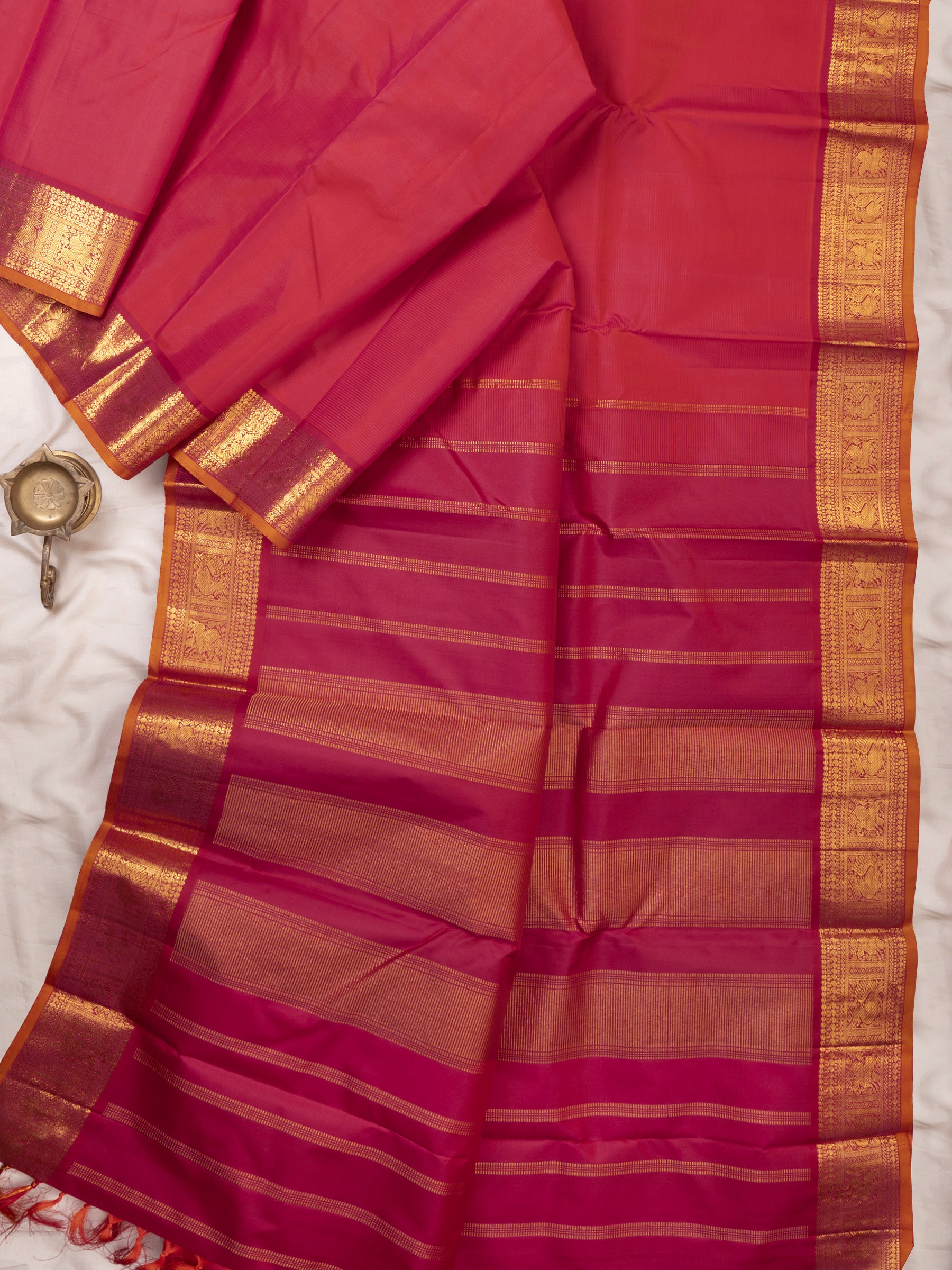 Pink annam pet /Arani Silk Saree CLSA9418