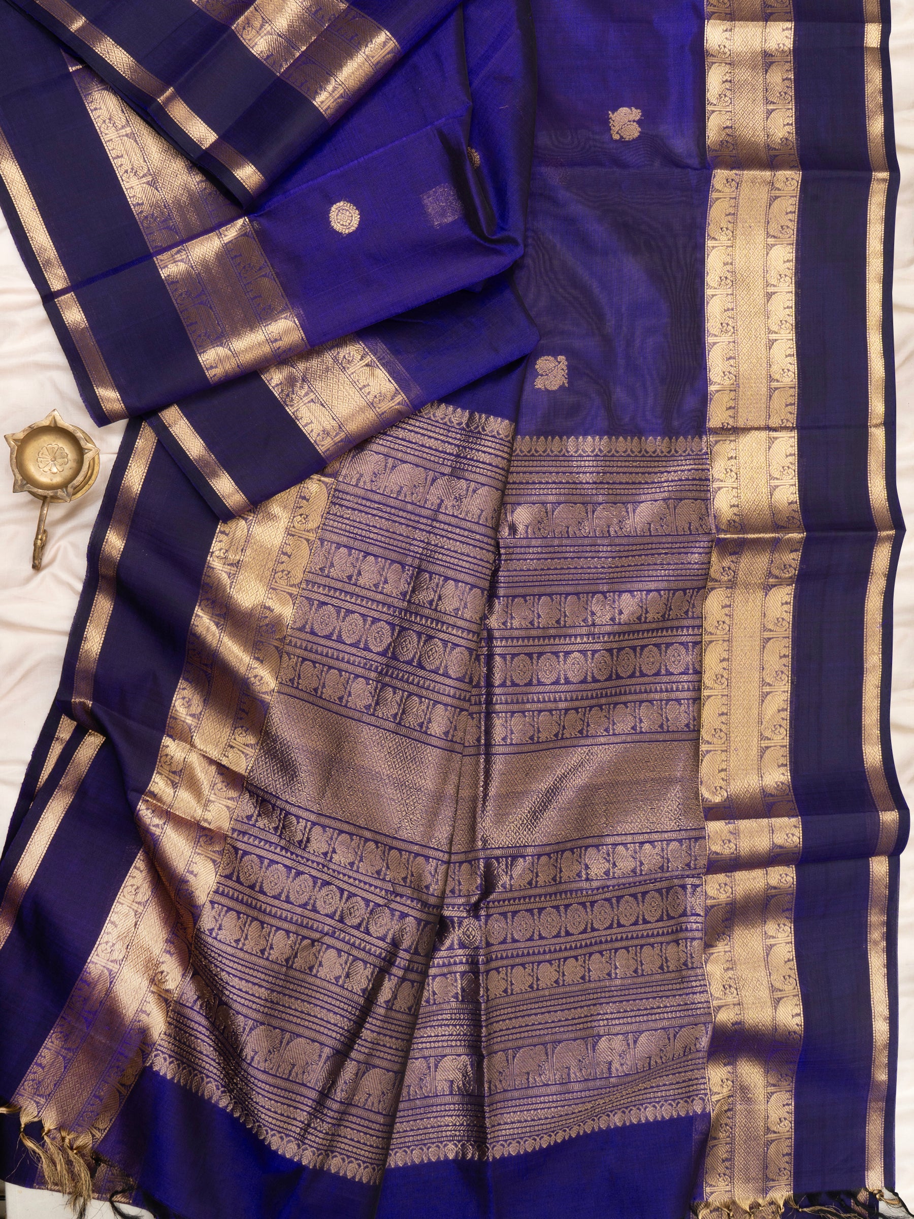 Royal blue / Silk Cotton Saree CLSA6788