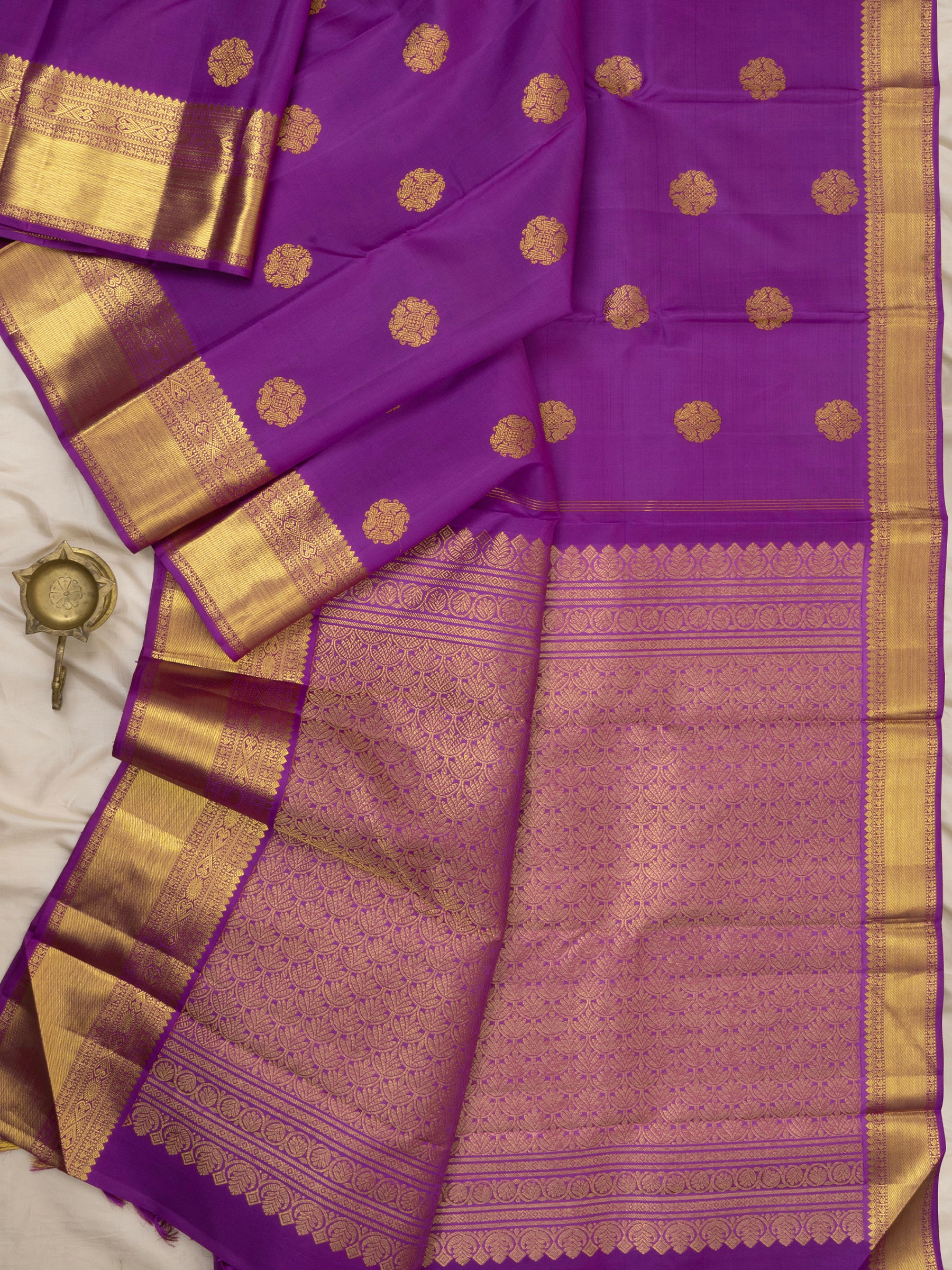 Purple Beñaras pet / Arani Silk Saree CLSA6702