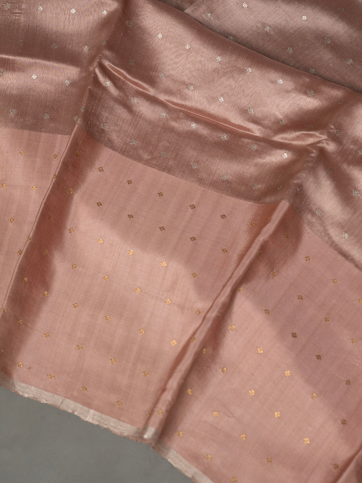 Blush pink evening and morning border/ Chanderi silk Saree CLSA10881