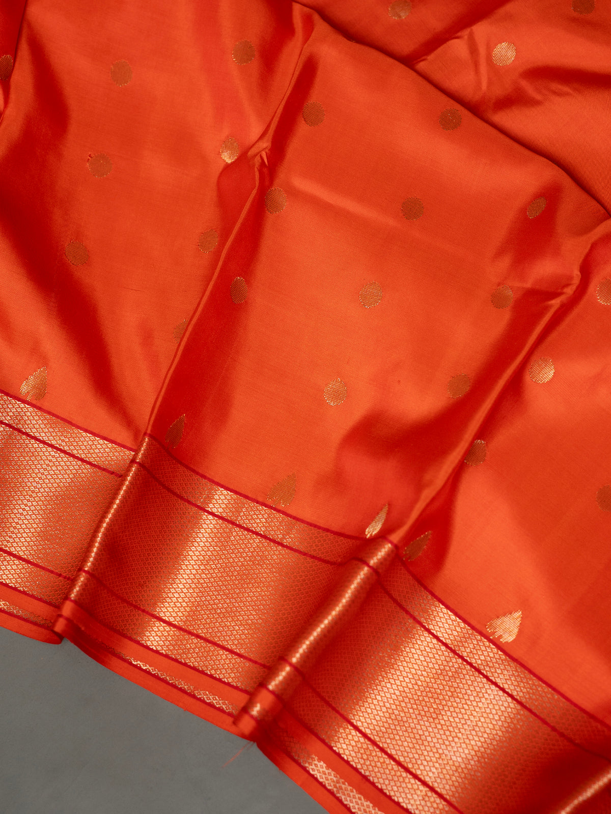 Master piece orange special pallu / Chanderi silk Saree CLSA10890