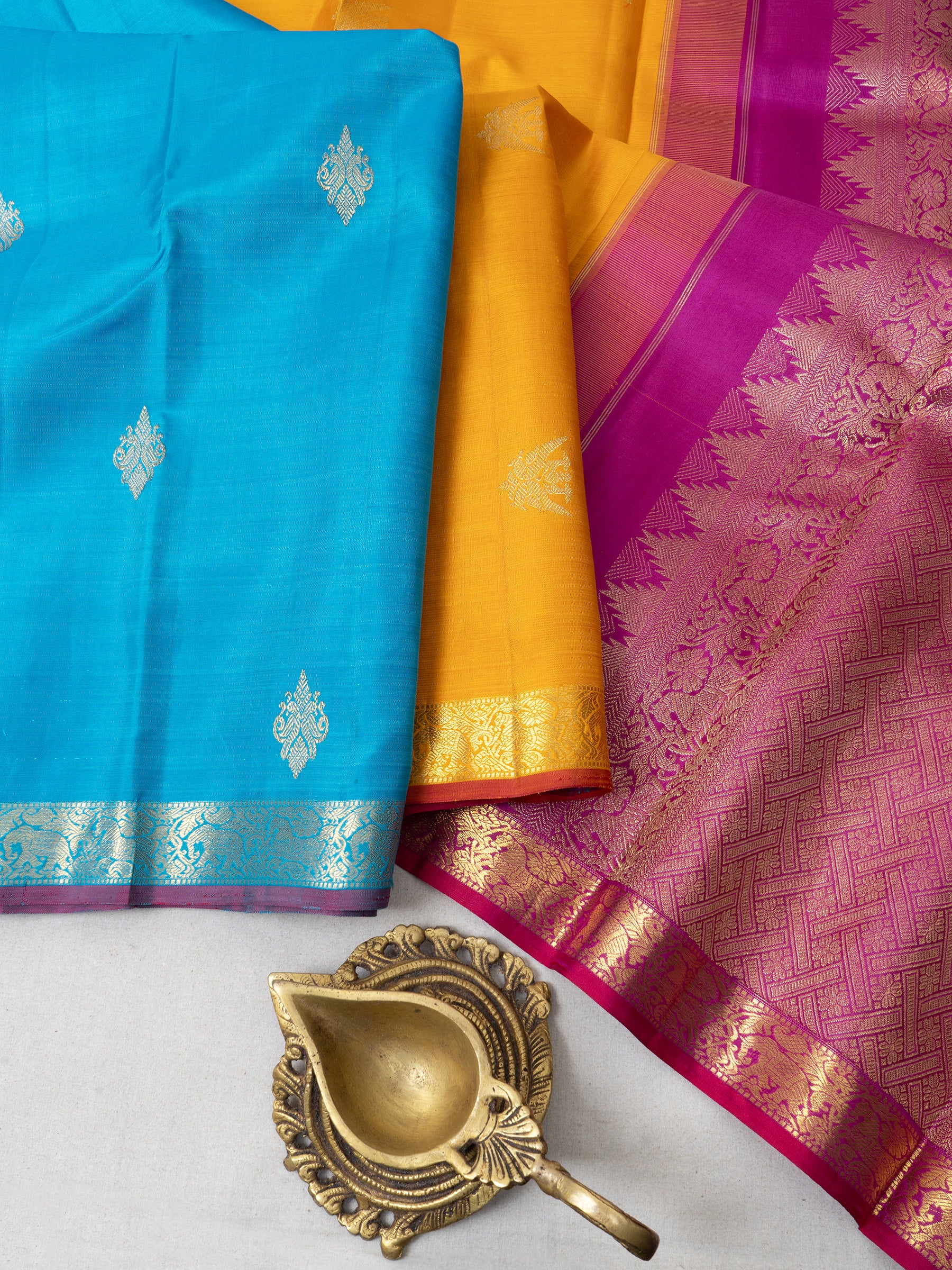 Concept long palla pattern / Arani silk CLSA2631