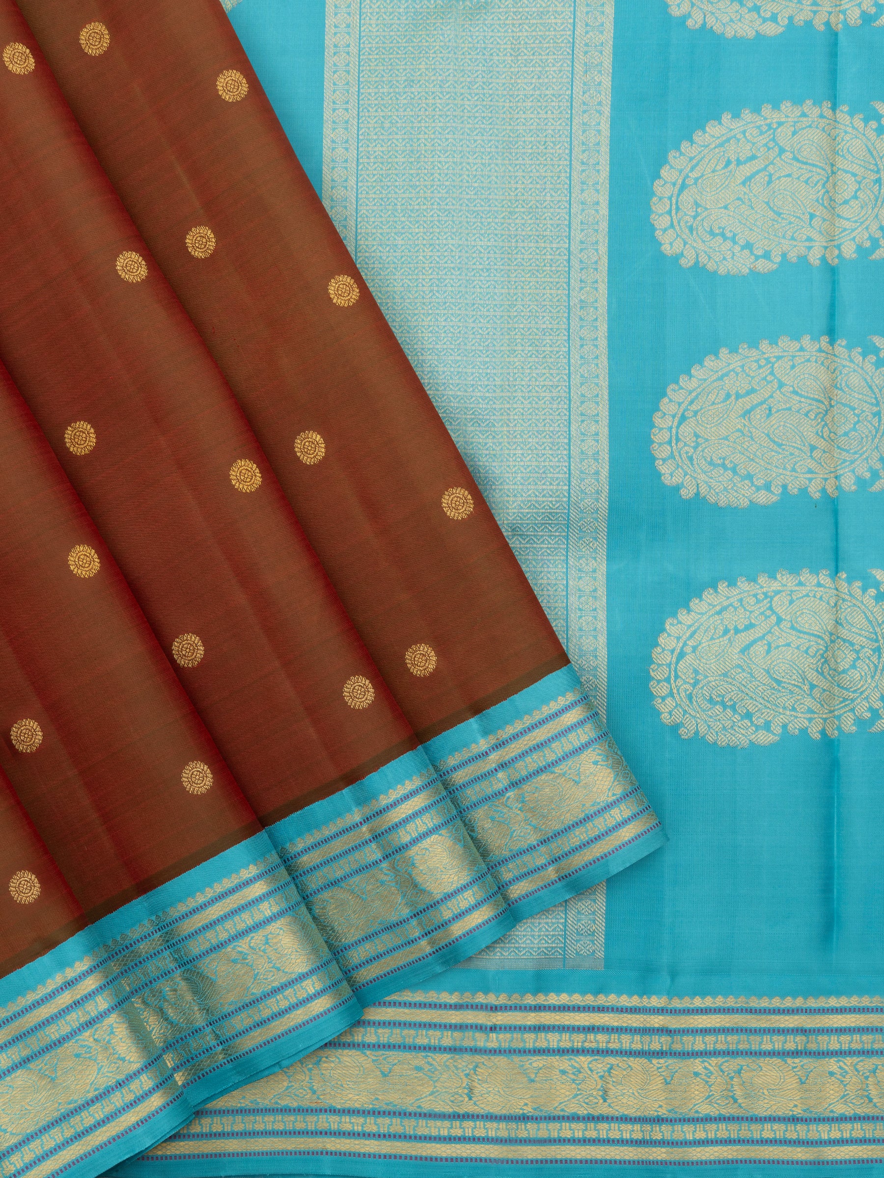 Maanthulir Korvai Kanjipuram silk Saree CLSA6011