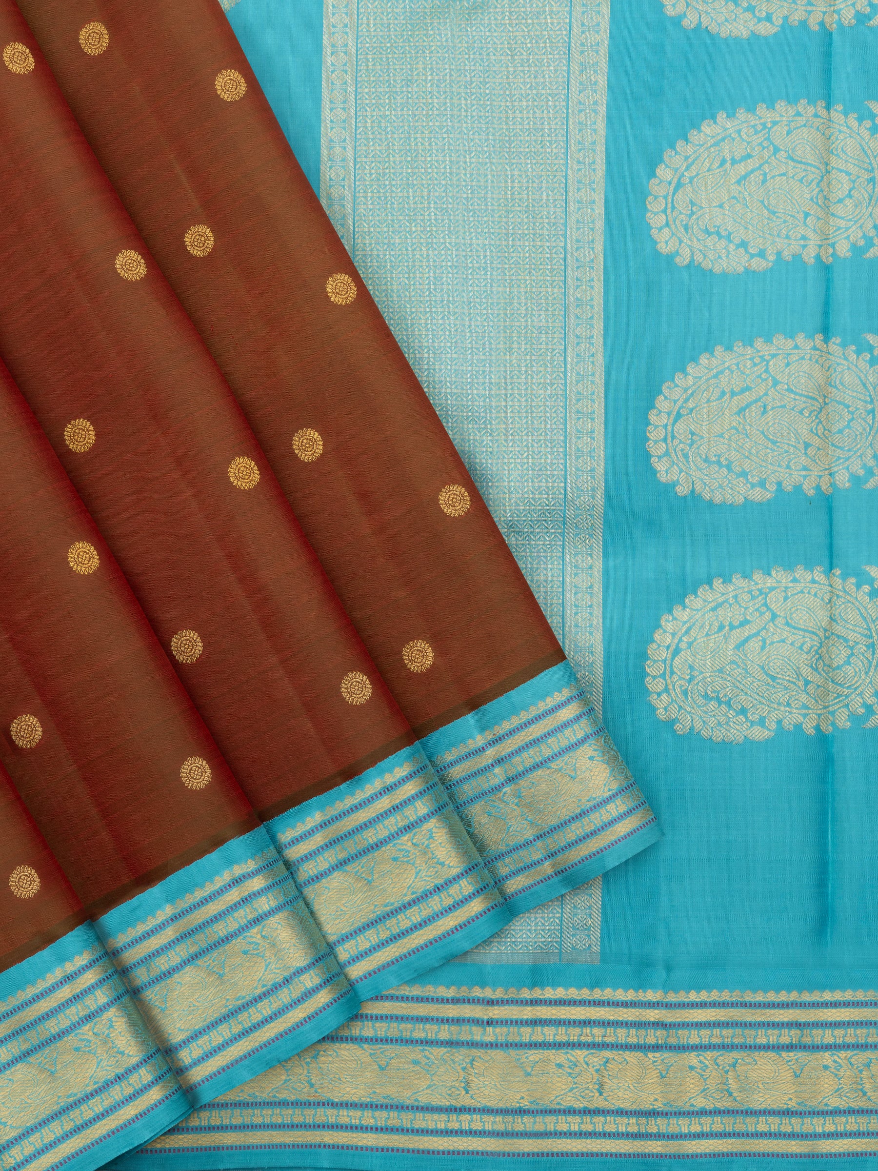 Maanthulir Korvai Kanjipuram silk Saree CLSA6011