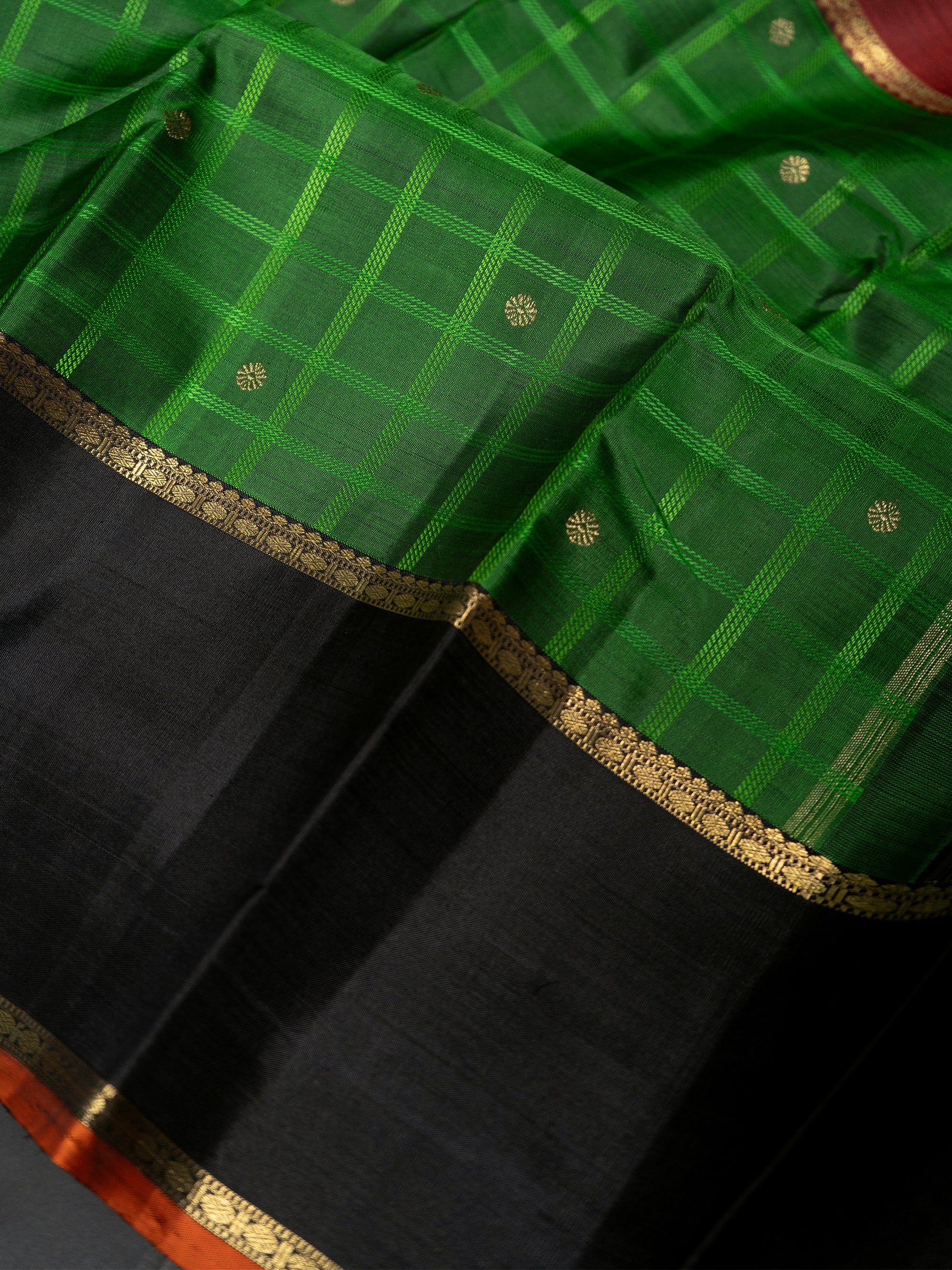 Ganga Jamuna pure Kanjipuram Silk Saree CLSA6322