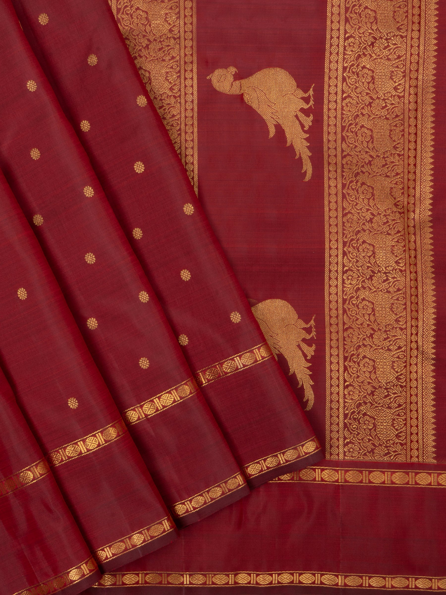 Araku kili pallu / Kanjivaram Silk Saree CLSA6334