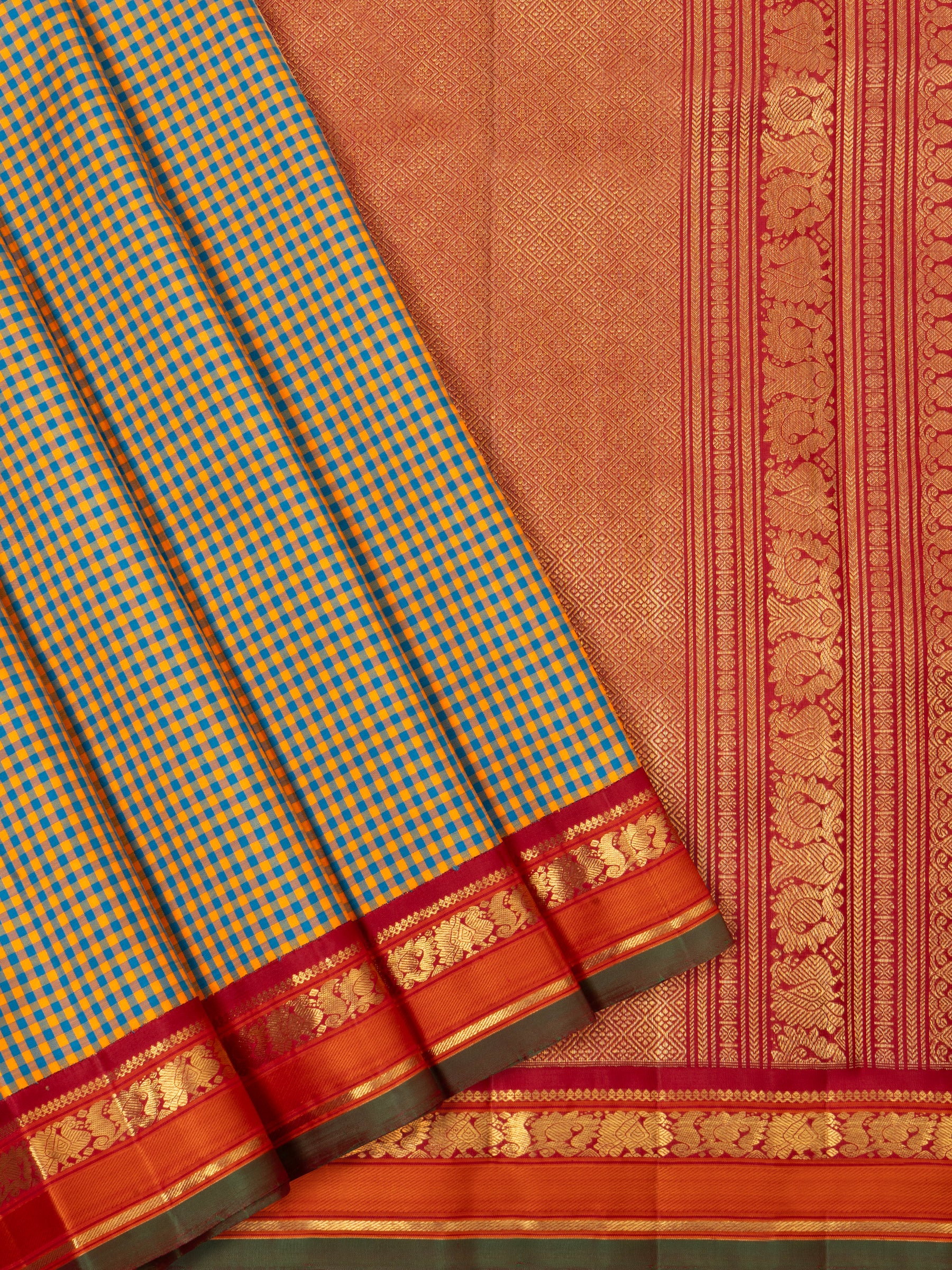 Saraswathi revival saree : Kanjipuram silk Saree CLSA6982