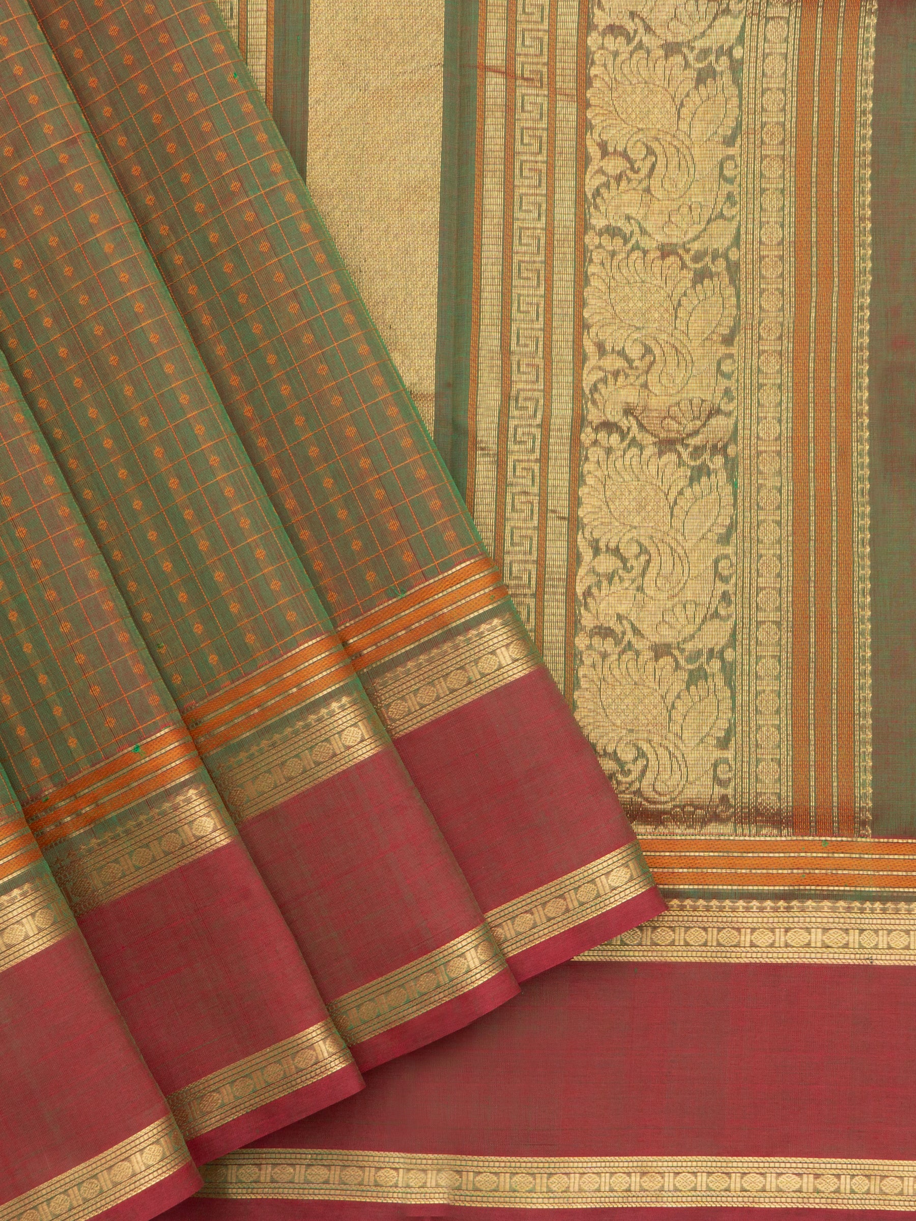 Maanthulir lakshambutta/ Silk Cotton Saree CLSA7319