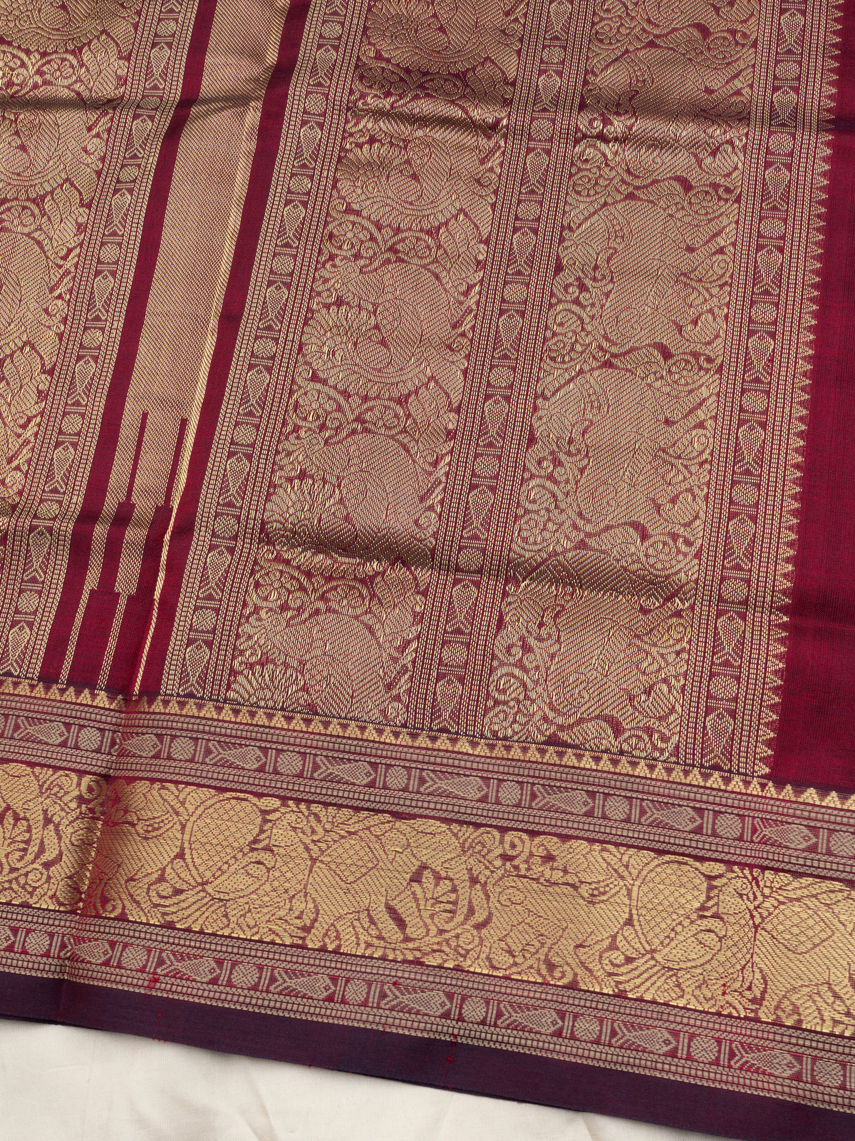Araku veldari getti border / Silk Cotton Saree CLSA9569
