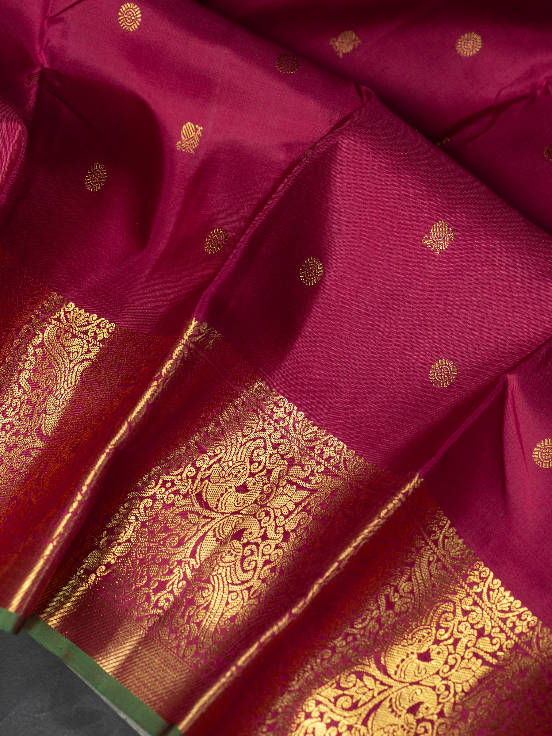 Kalyana Araku with getti border / Kanjipuram Silk Saree CLSA9992