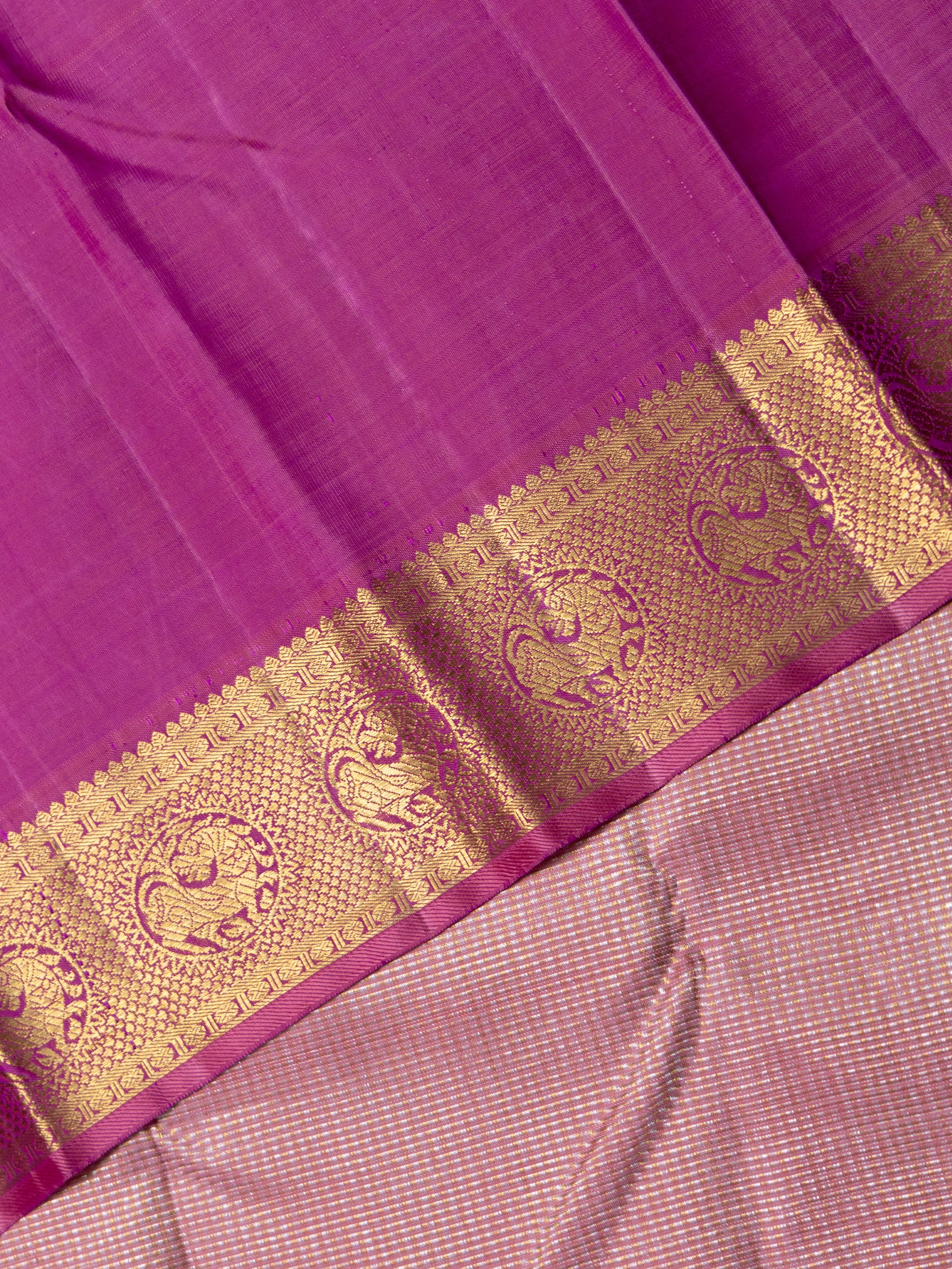 Tissue Oosi Korvai / Bridal Kanjipuram Silk Saree CLSA3617