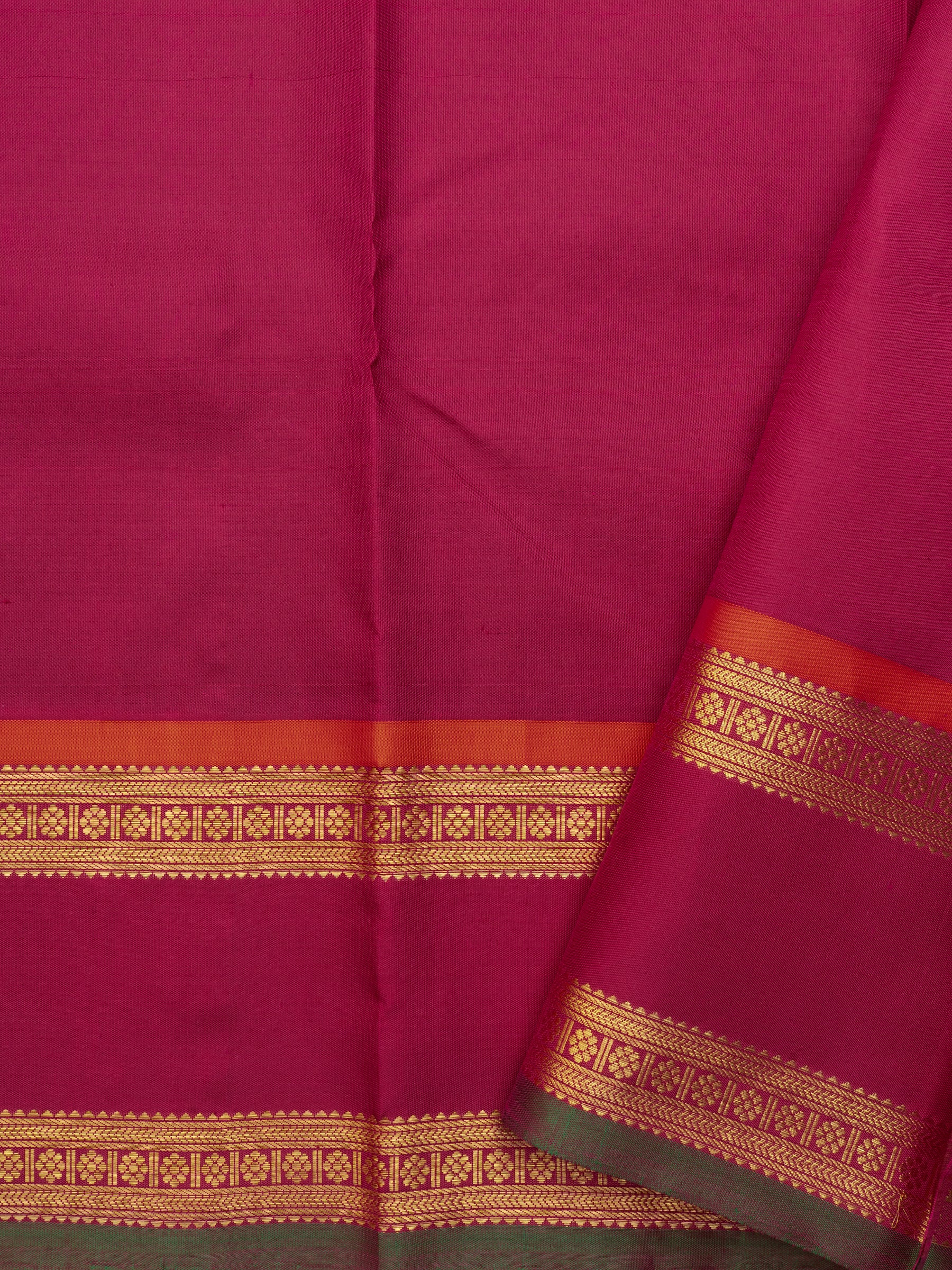Laksham Butta Korvai Thread work Kanjipuram Silk Saree CLSA8299