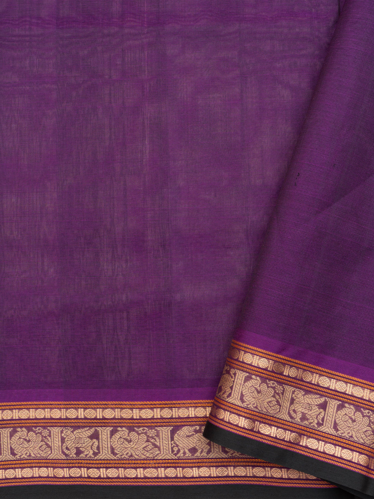 Purple vintage lakshambutta kattam / Silk Cotton Saree CLSA10220