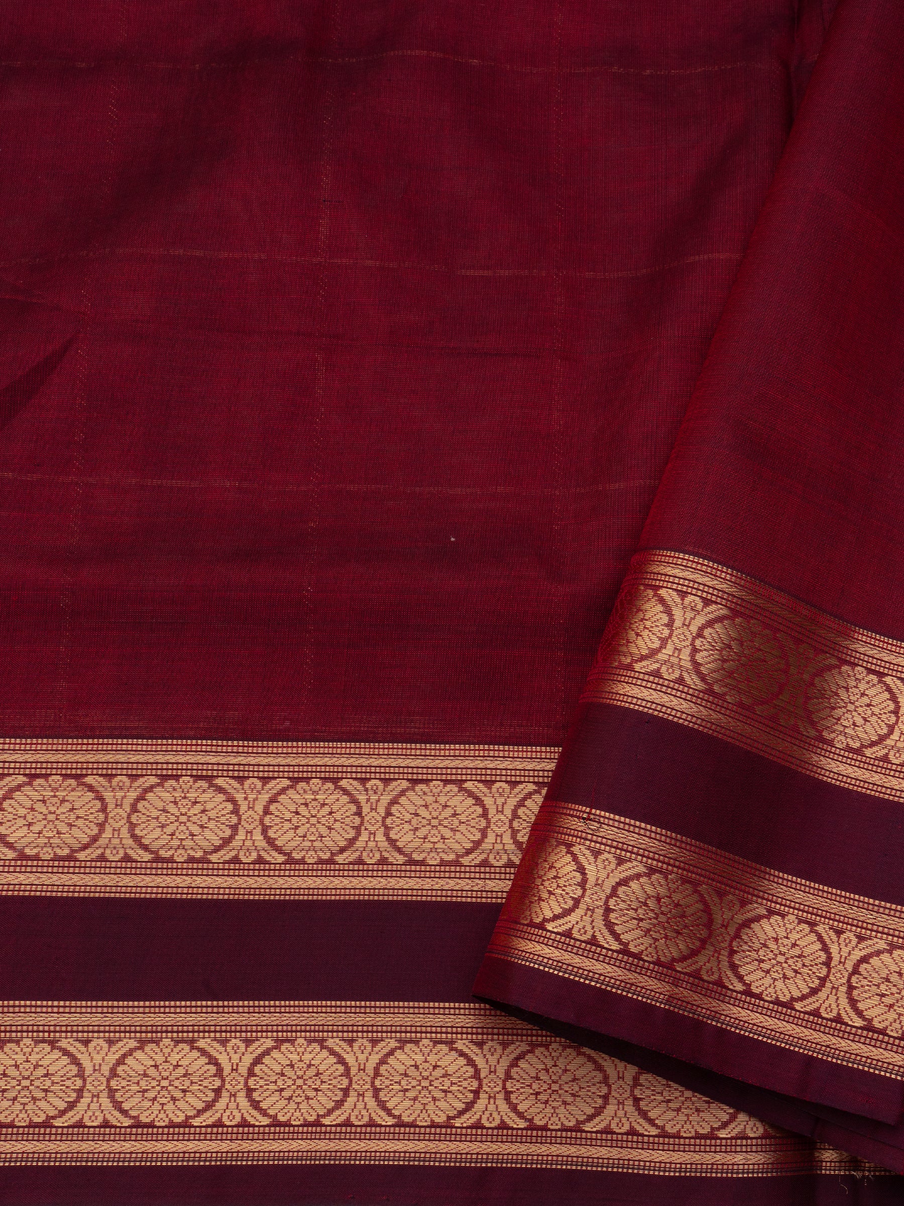 Araku kattam iruthalaipakshi butta/ Silk Cotton Saree CLSA10288