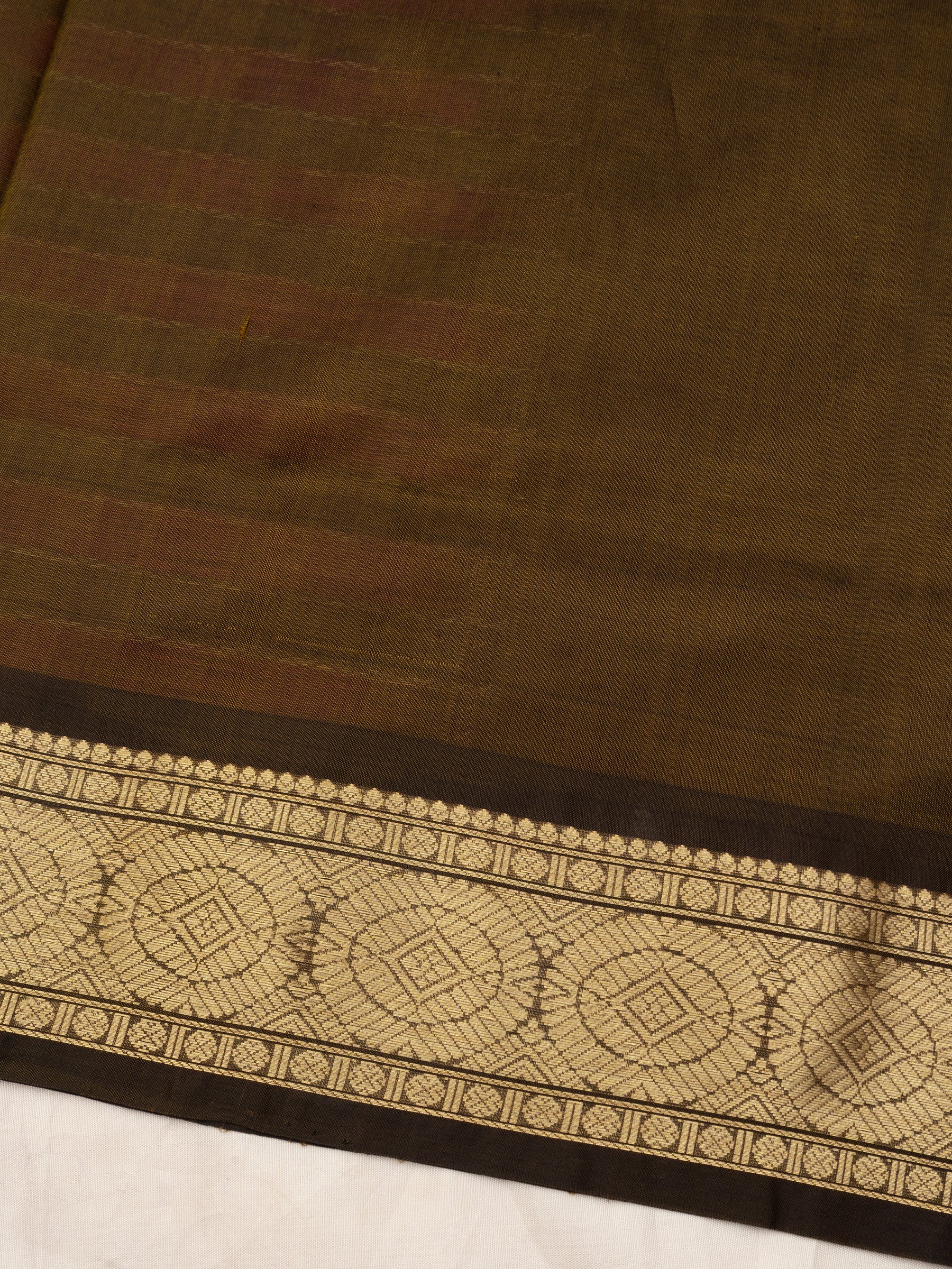 Dusky pink and brown veldhari / Silk Cotton CLSA10296