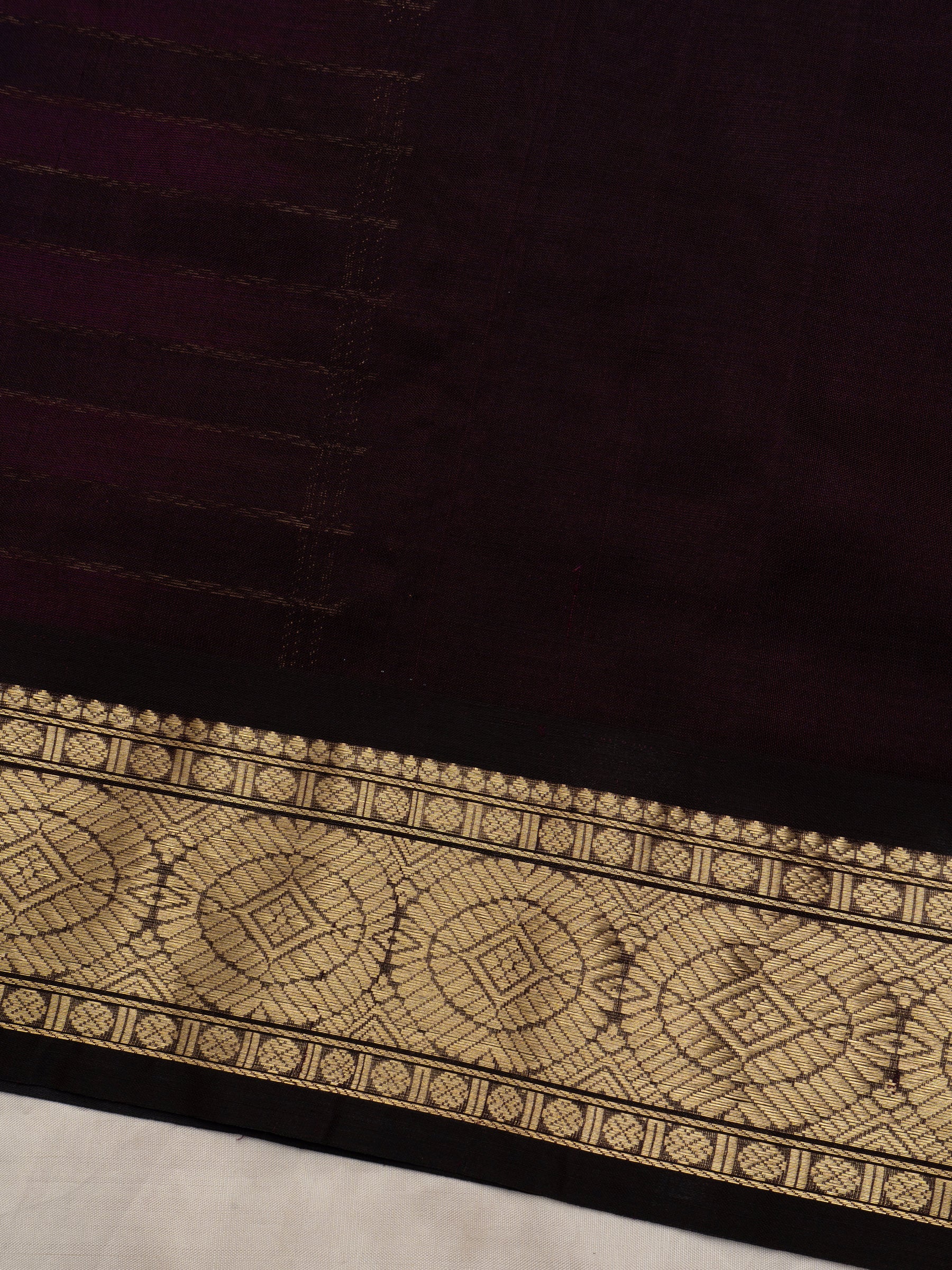 Purple and magenta pink veldhari /Silk Cotton Saree CLSA10297