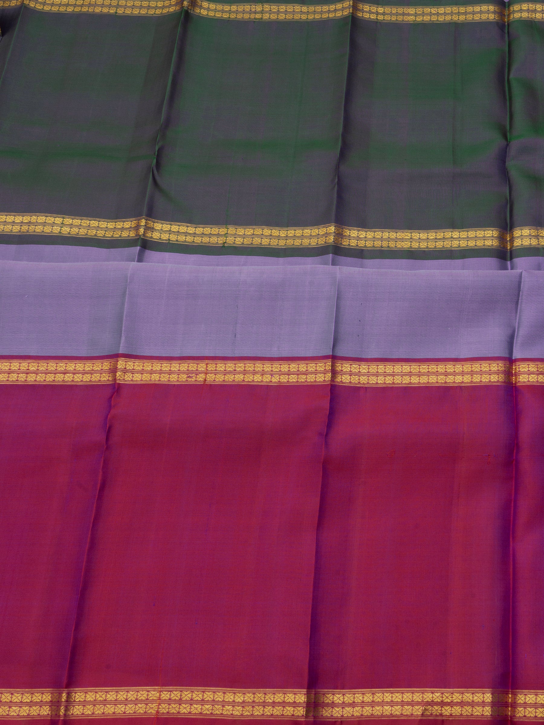 Lavender mubbagam ganga jamuna/ Arani Silk Saree CLSA10845