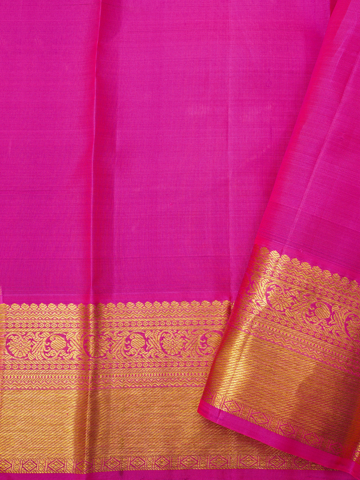 Light green and pink kai korvai/ Arani Silk Saree CLSA2587