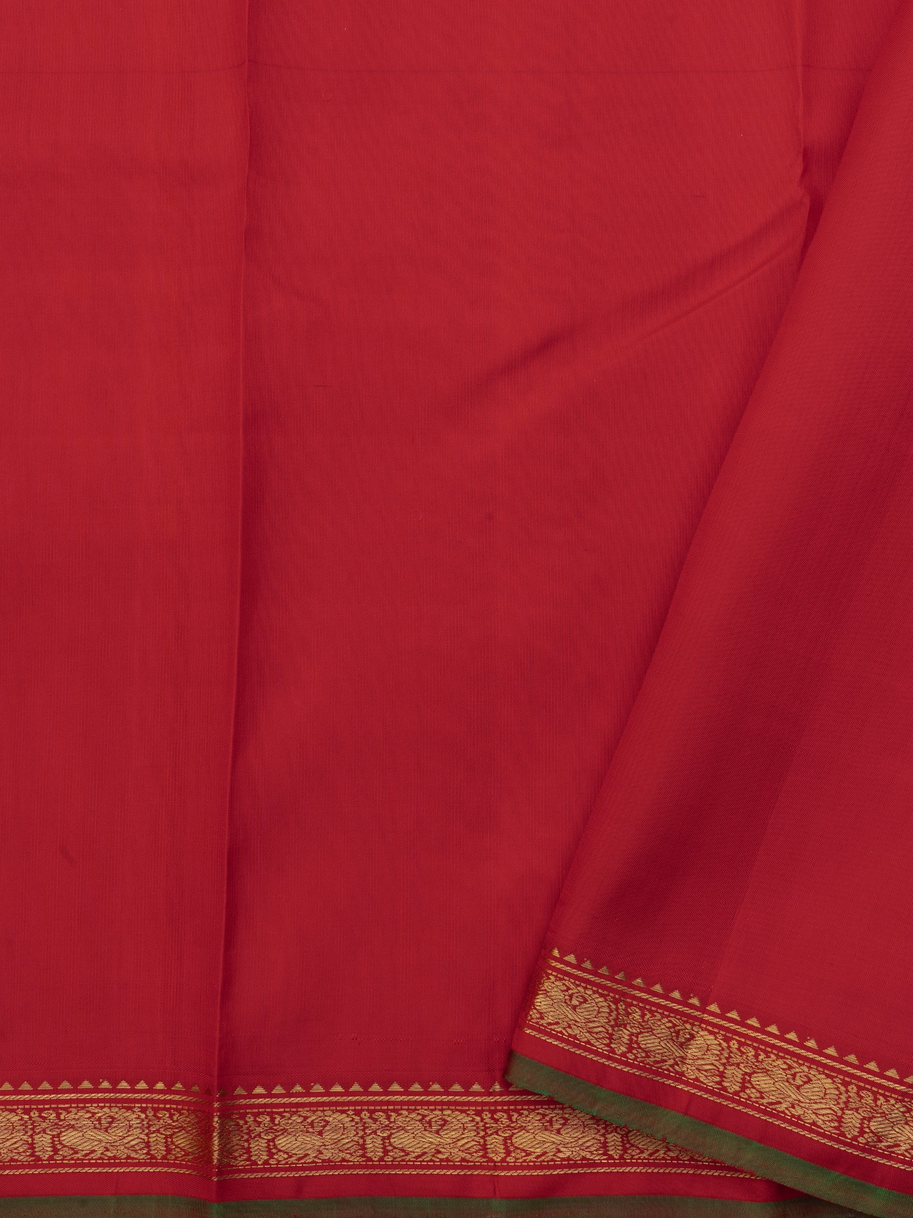 Vintage kattam small border korvai / Kanjipuram Silk Saree CLSA