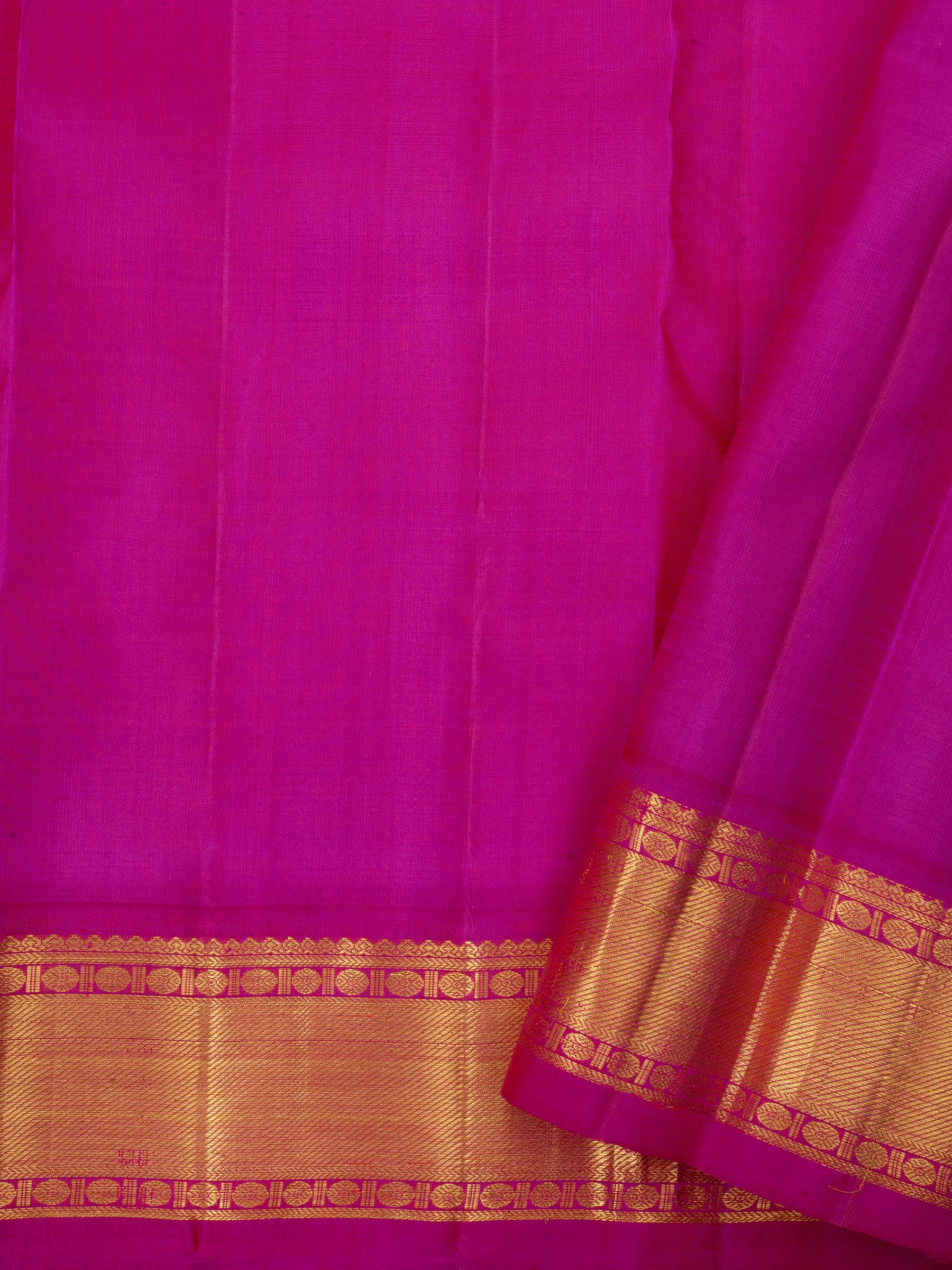 Mango yellow with pink / Arani Silk Saree CLSA6689