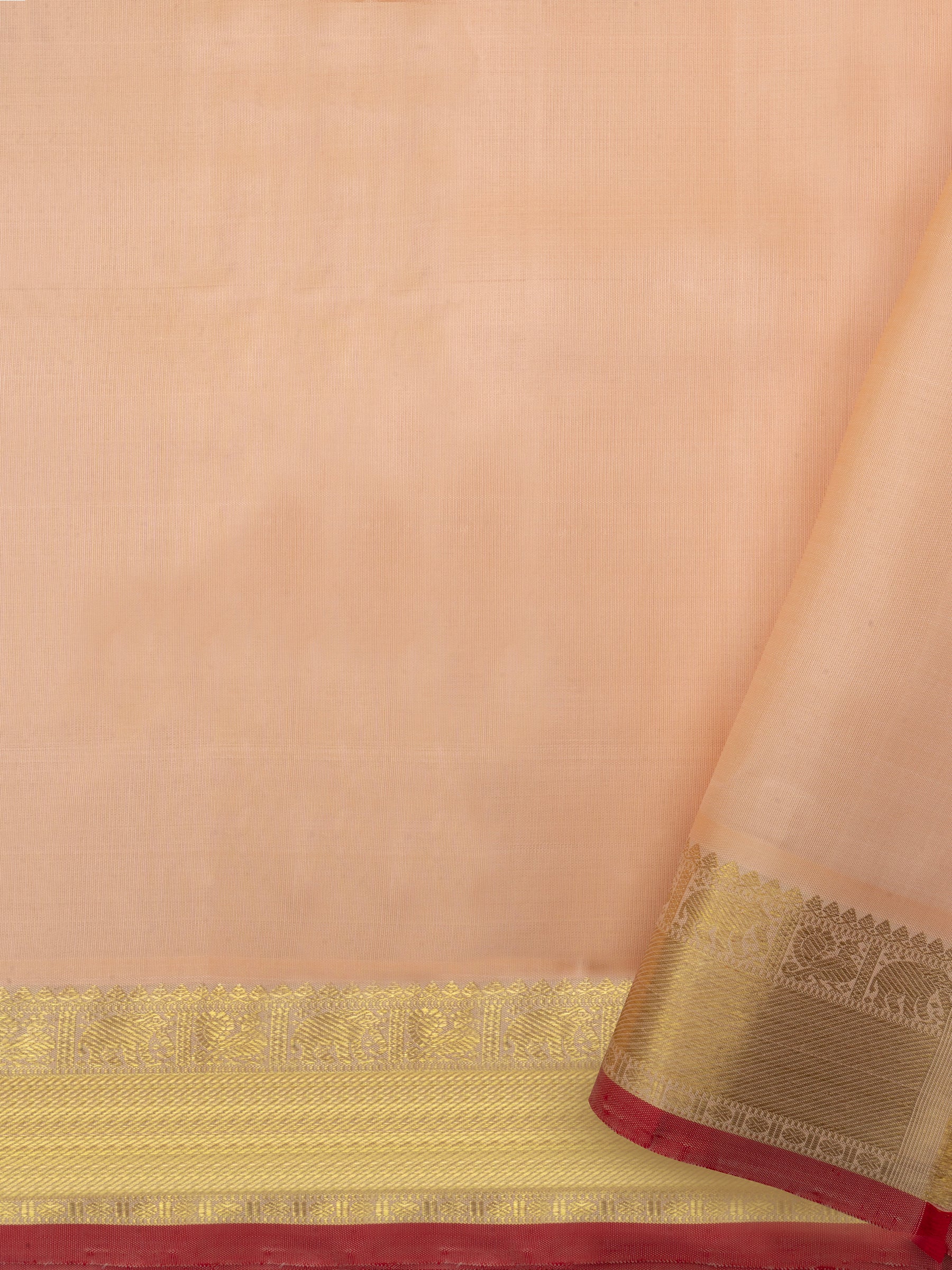 Offwhite shot pastel pink thread body butta/ Kanjivaram Silk Saree CLSA5807