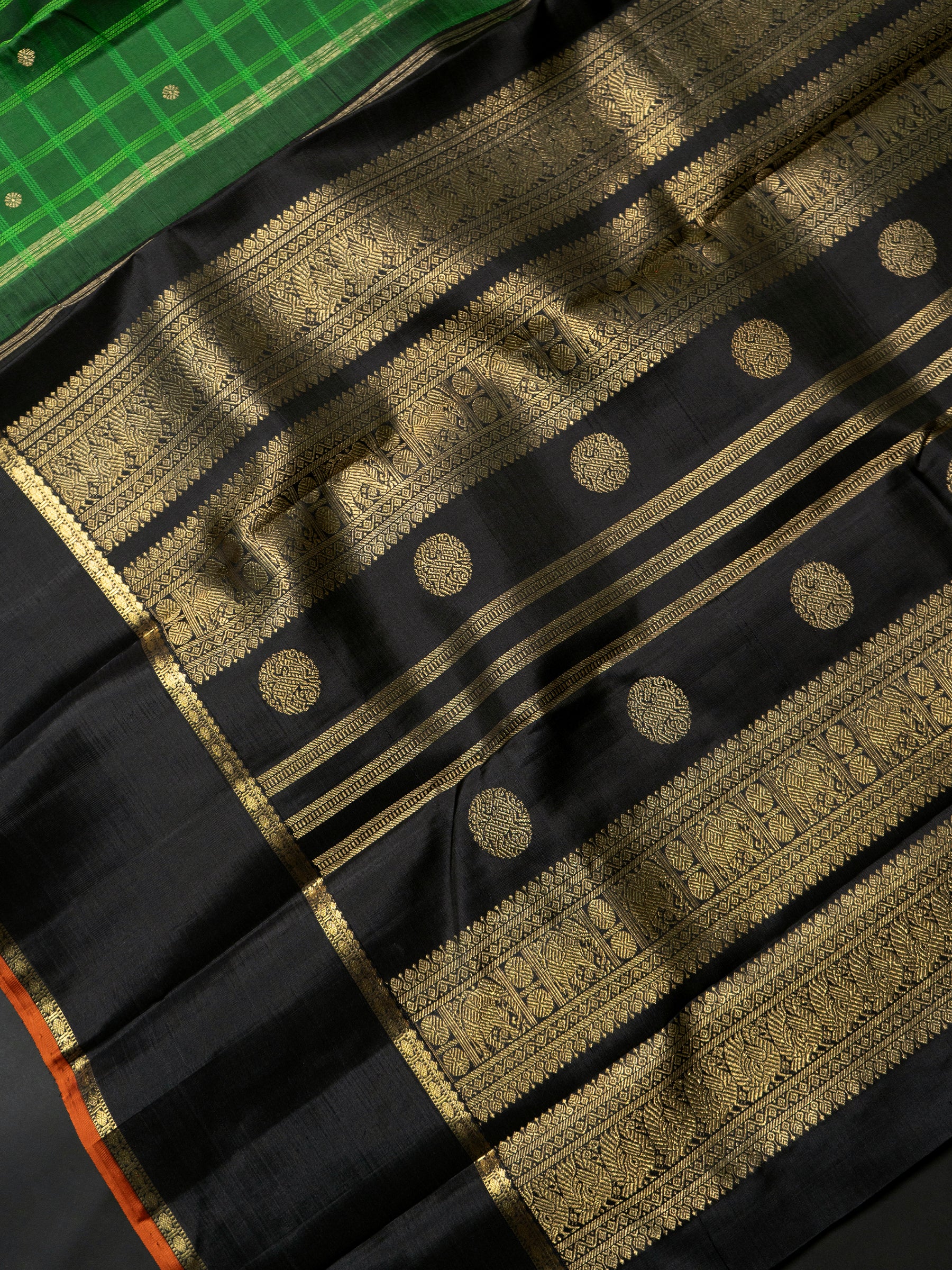 Ganga Jamuna pure Kanjipuram Silk Saree CLSA6322