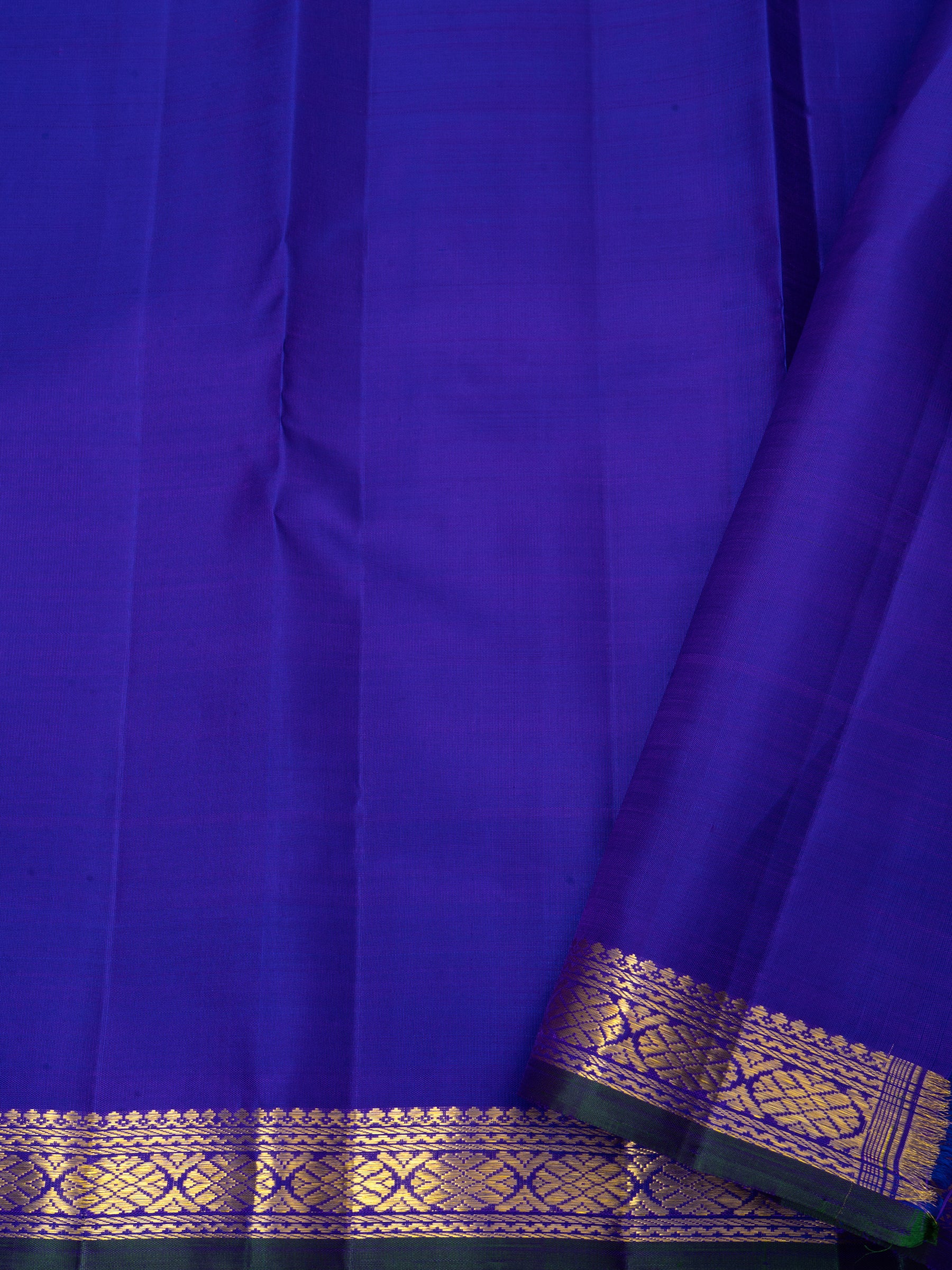 Royal blue corner Butta / Kanjipuram silk Saree CLSA6981